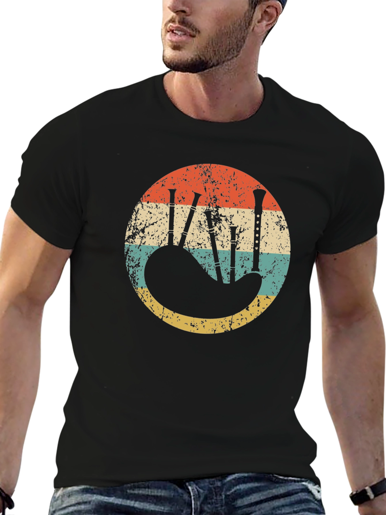Vintage Bagpipe T-Shirt