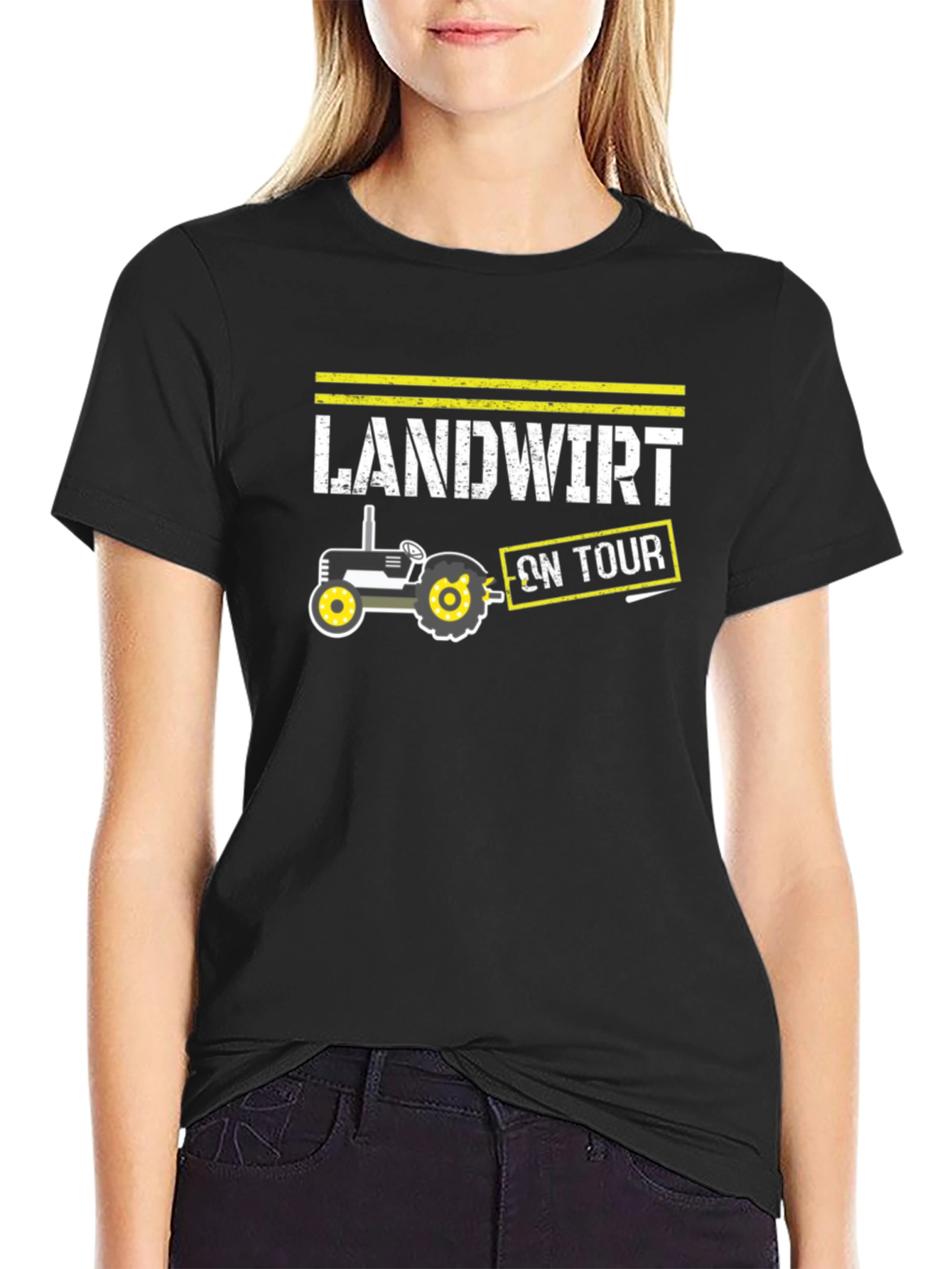 Landwirt On Tour Graphic Tee - Black
