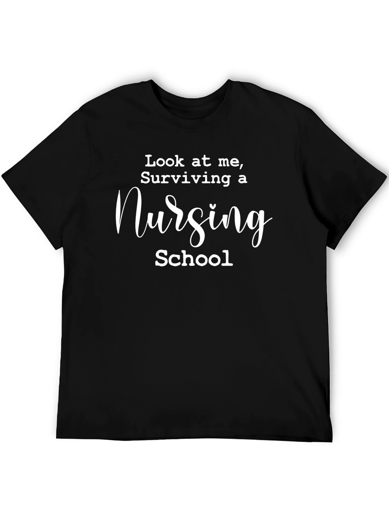 Nursing School Survivor Tee - Black