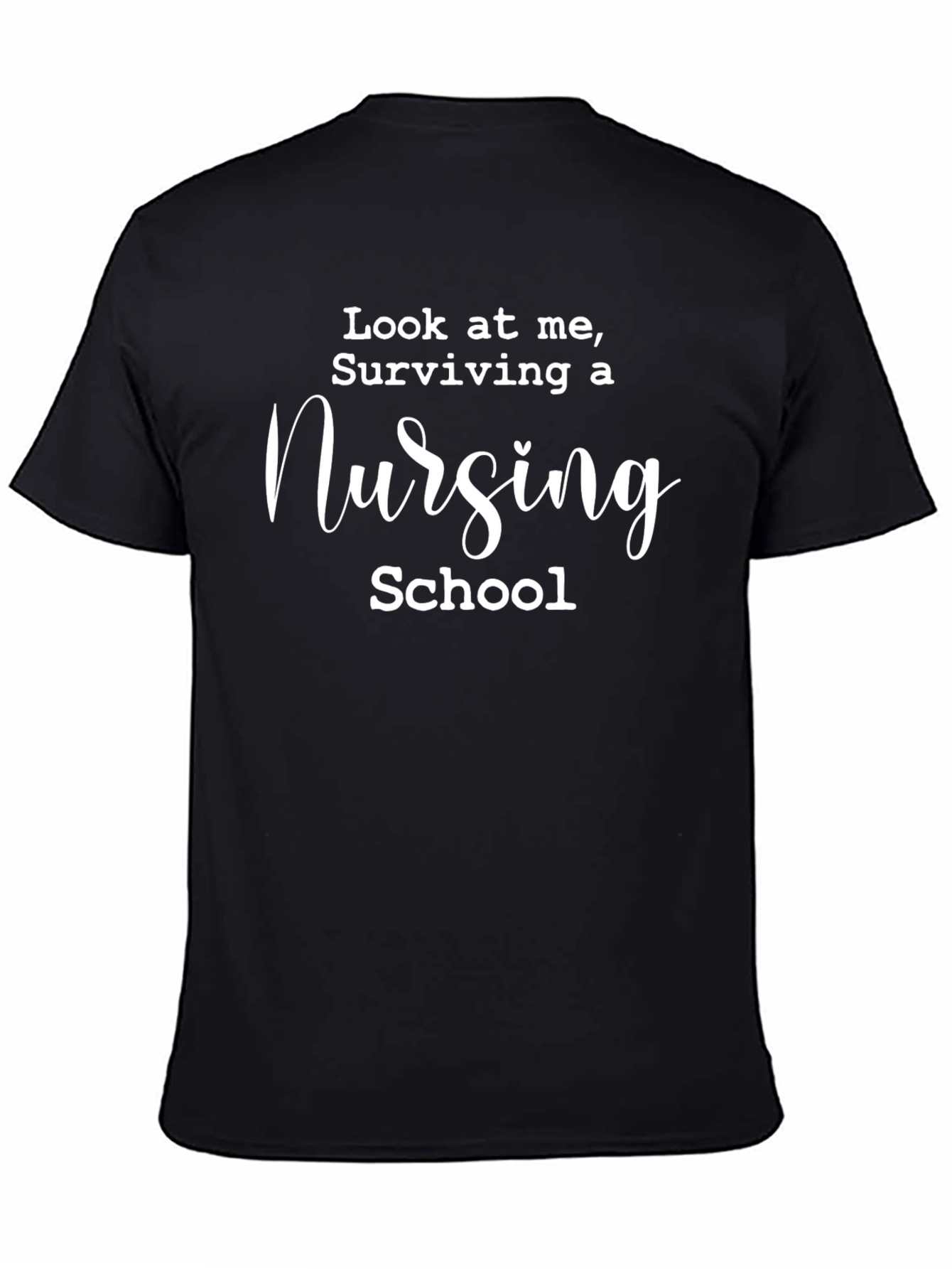 Nursing School Survivor Tee - Black