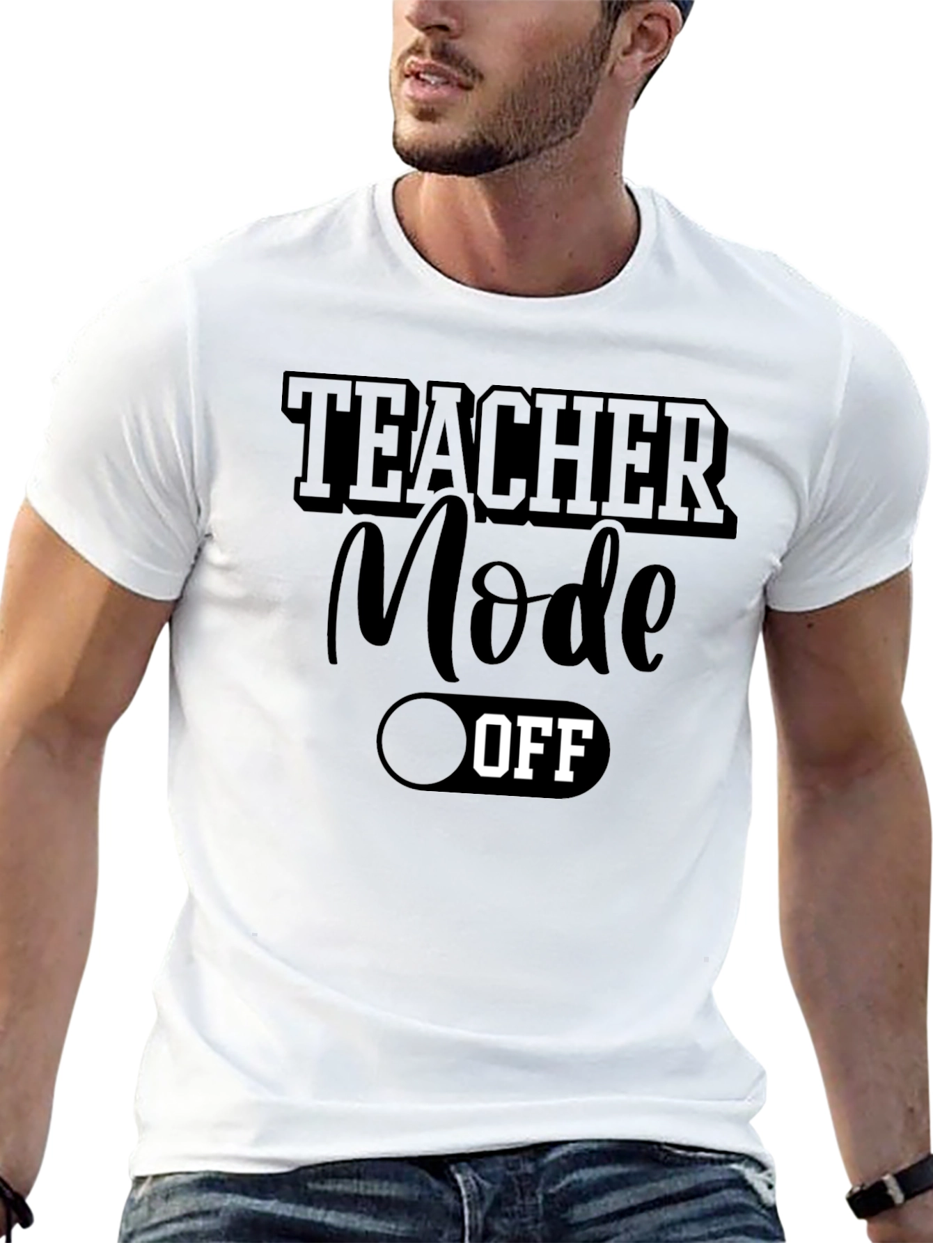 Teacher Mode OFF Graphic Tee - Relax & Recharge!