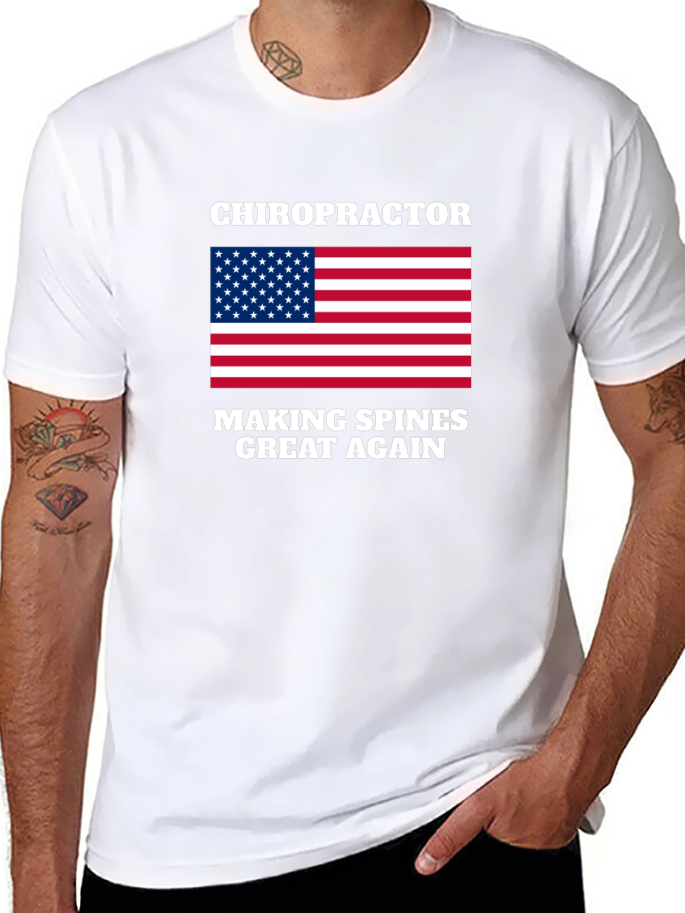 Chiropractor - Making Spines Great Again T-Shirt