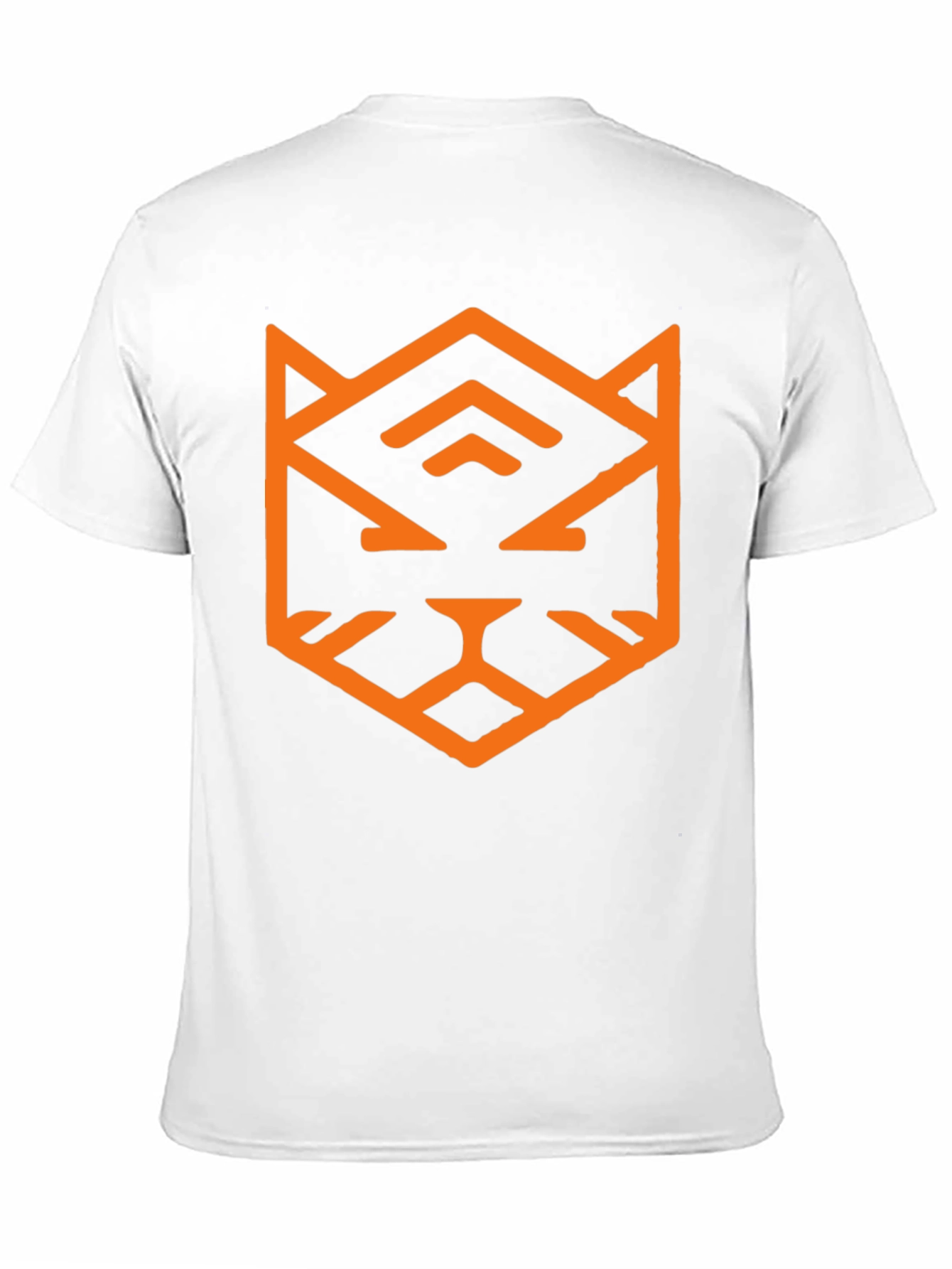 Geometric Tiger Graphic Tee - Black