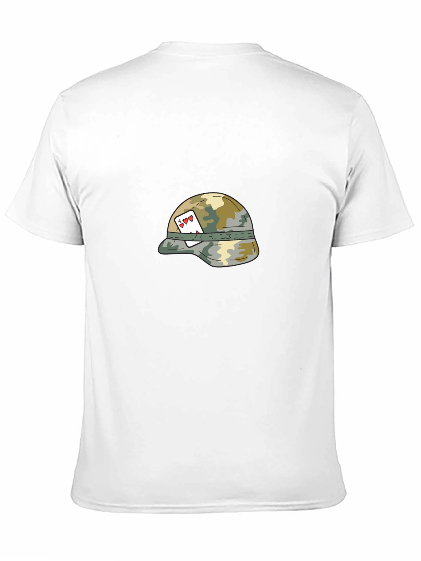 Army Helmet Aces Graphic Tee - Classic Style