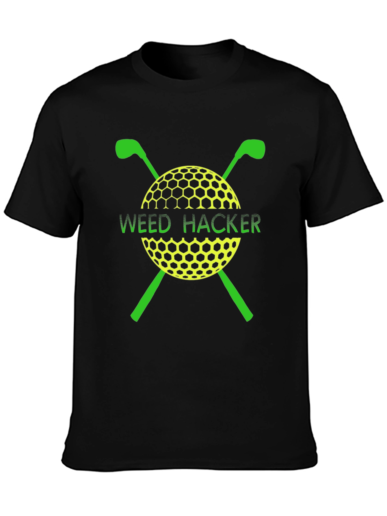 Weed Hacker Golf T-Shirt - Golfing Gift
