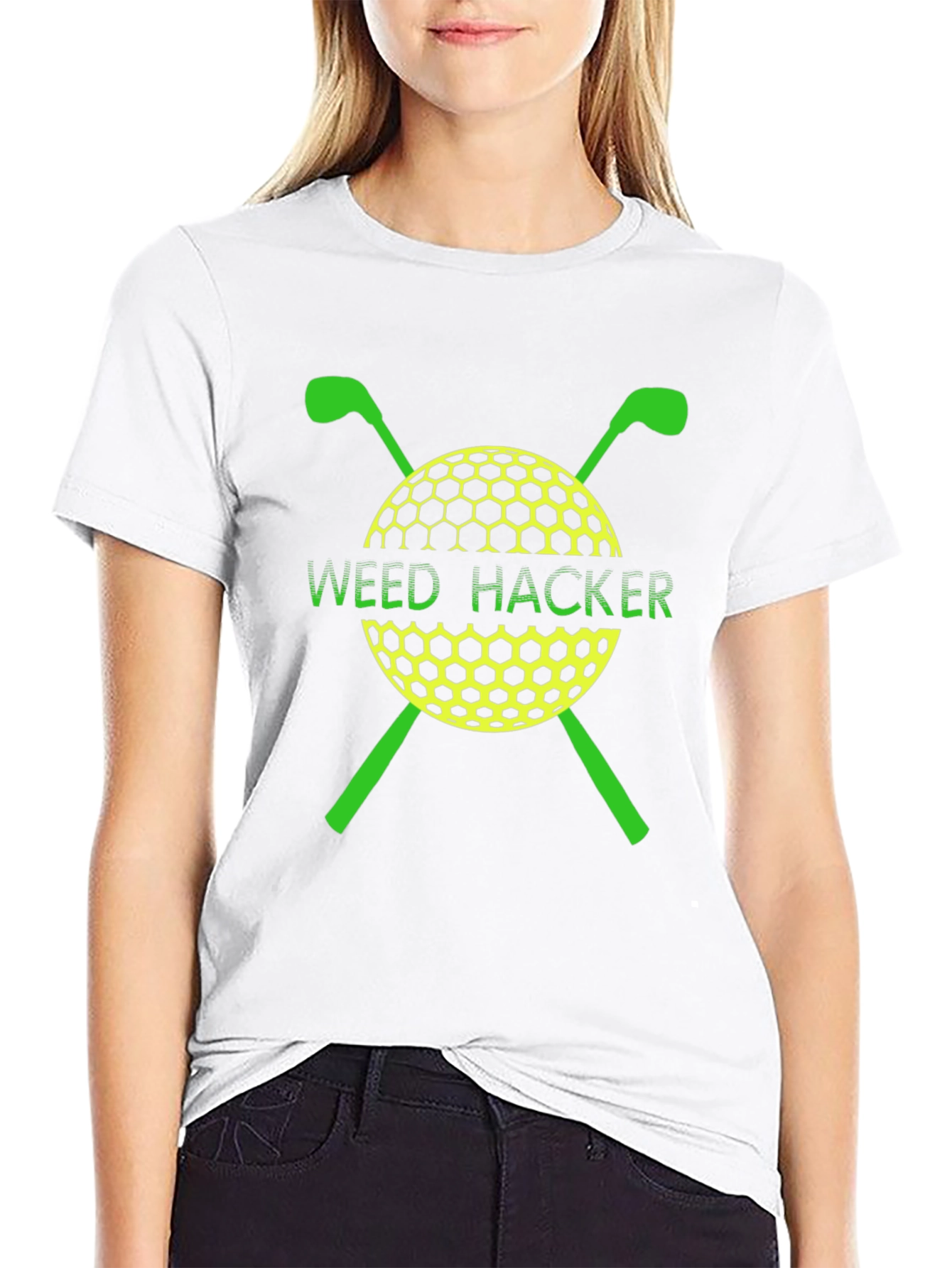 Weed Hacker Golf T-Shirt - Golfing Gift