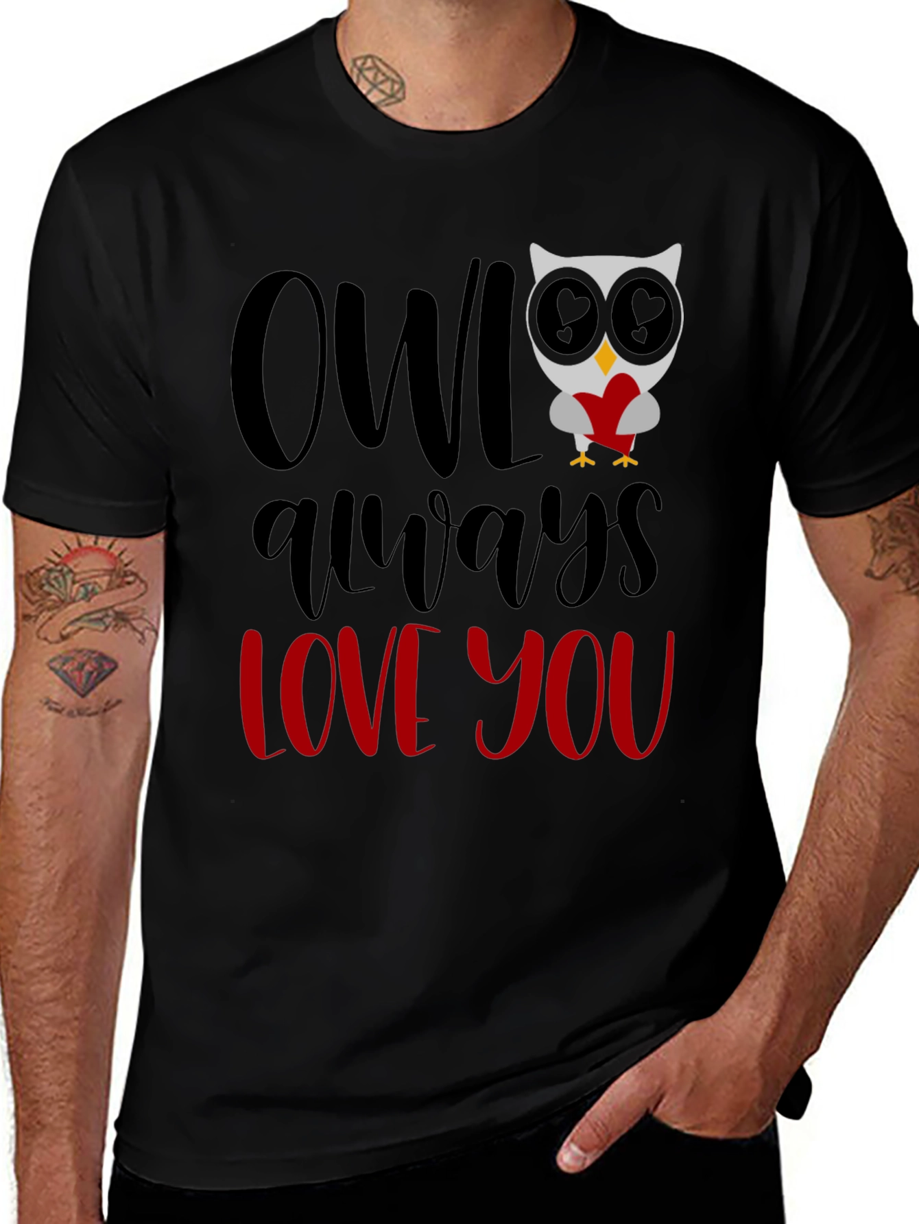 Owl Always Love You Graphic Tee - Valentines Day