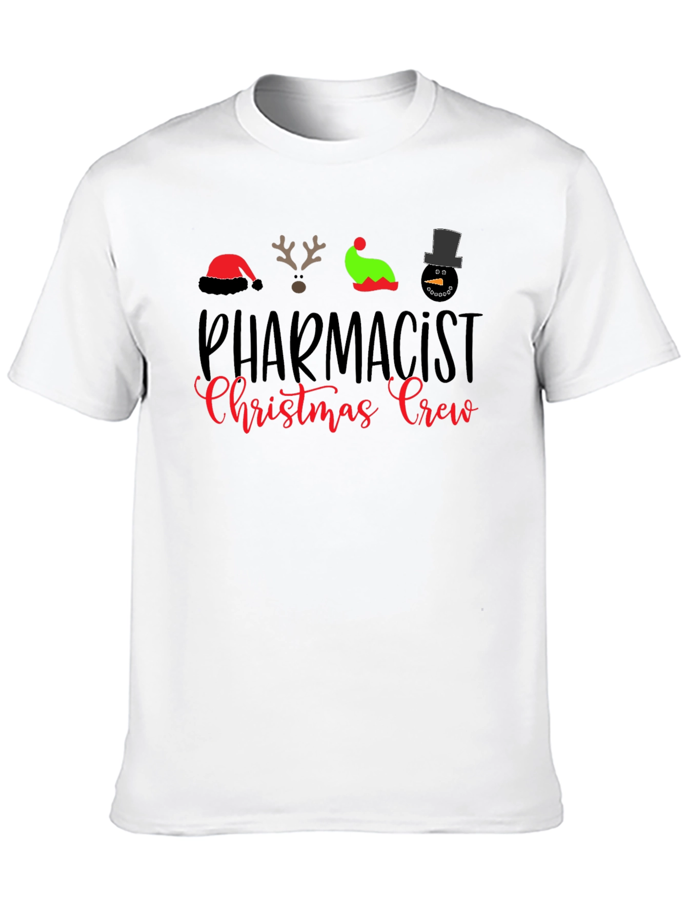 Pharmacist Christmas Crew Holiday T-Shirt