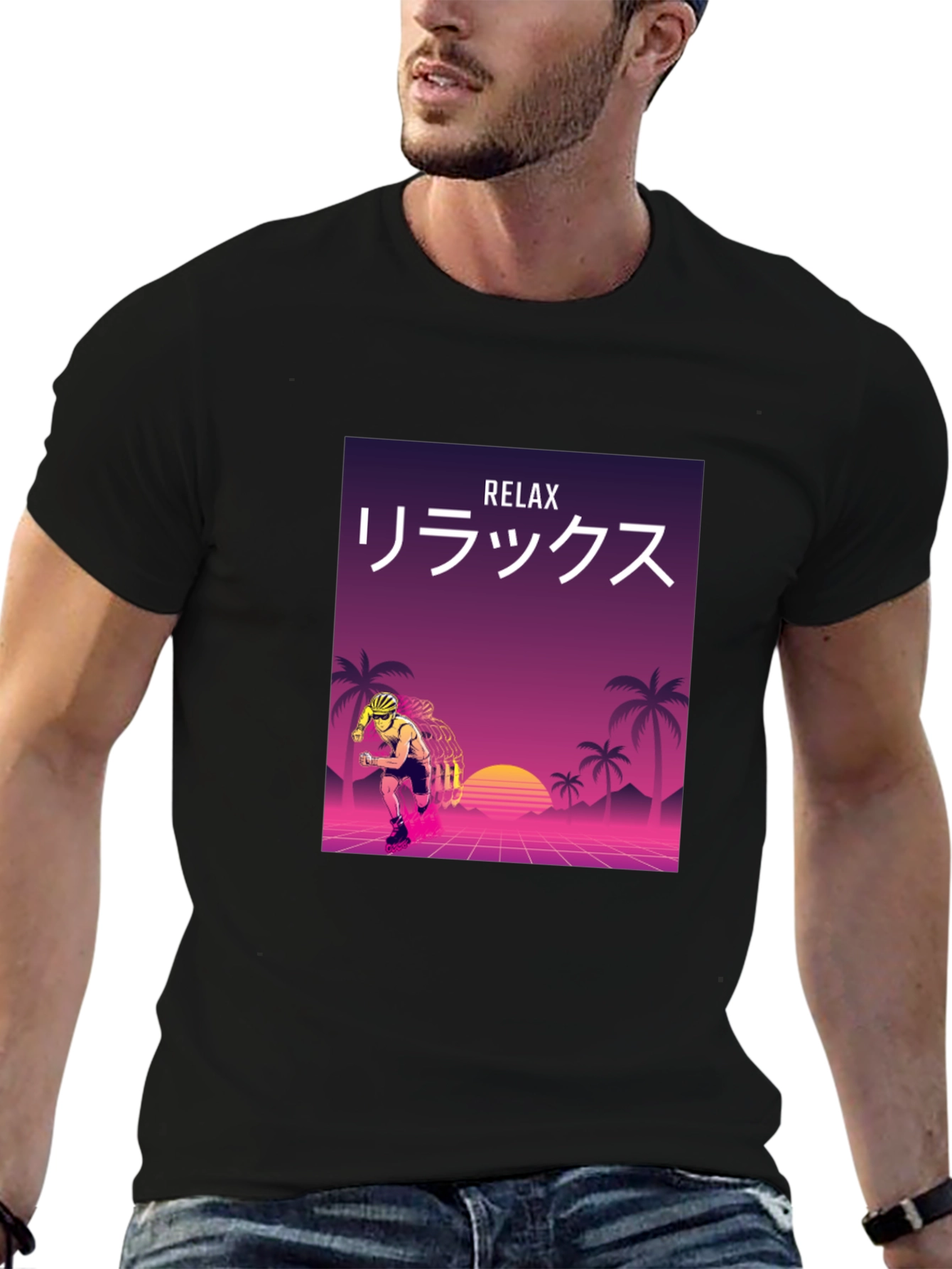 Retro Wave Relax Graphic Tee