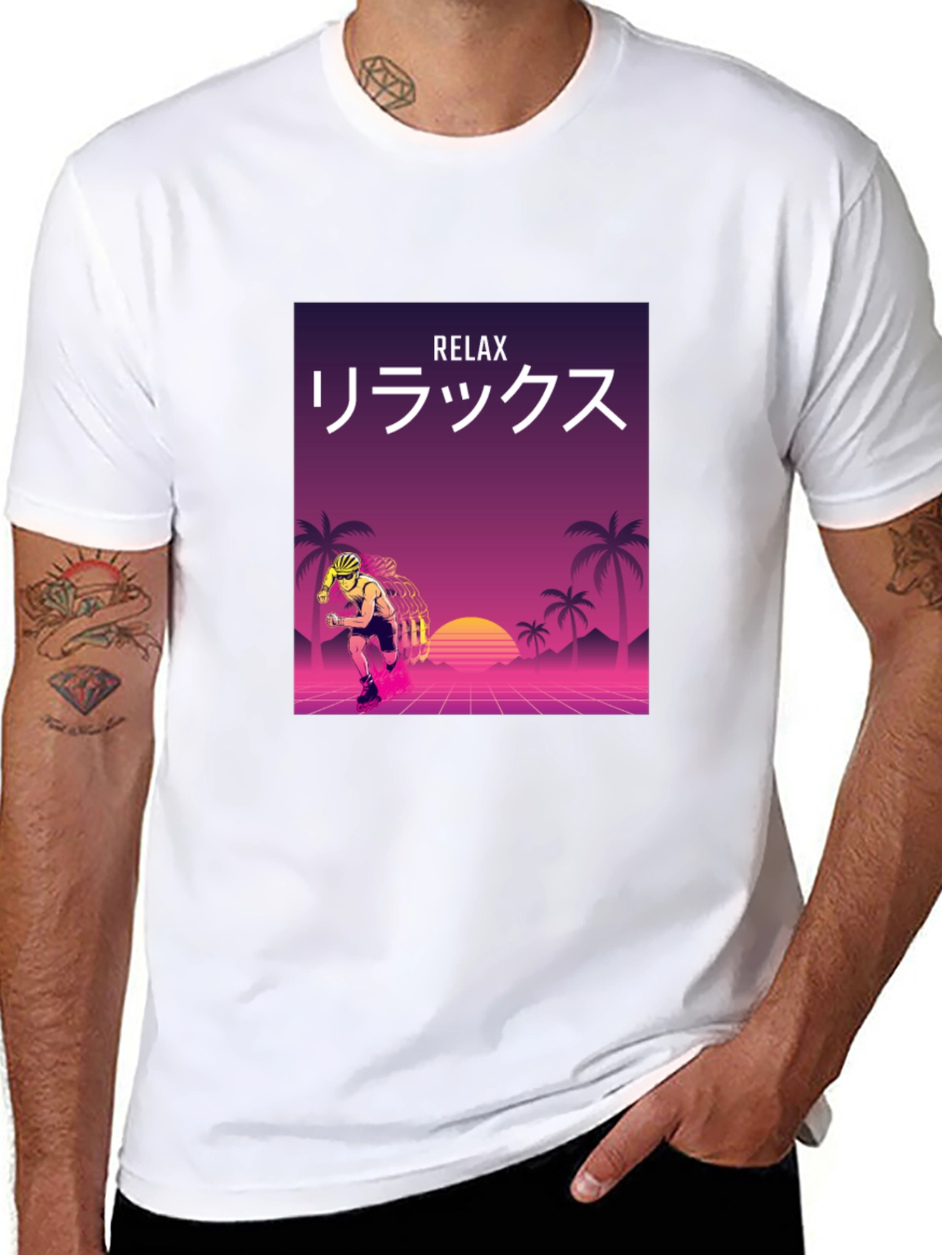 Retro Wave Relax Graphic Tee