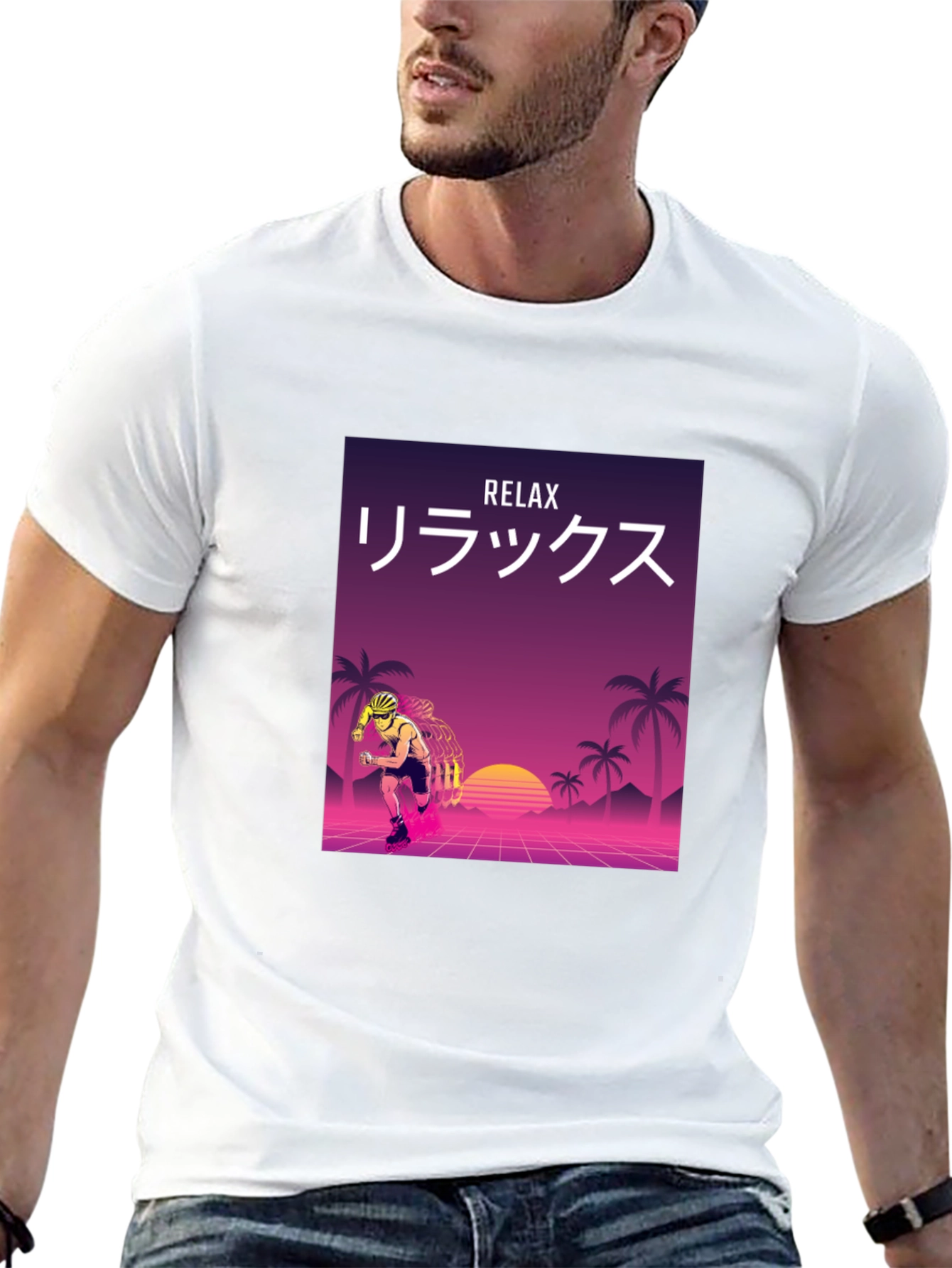 Retro Wave Relax Graphic Tee