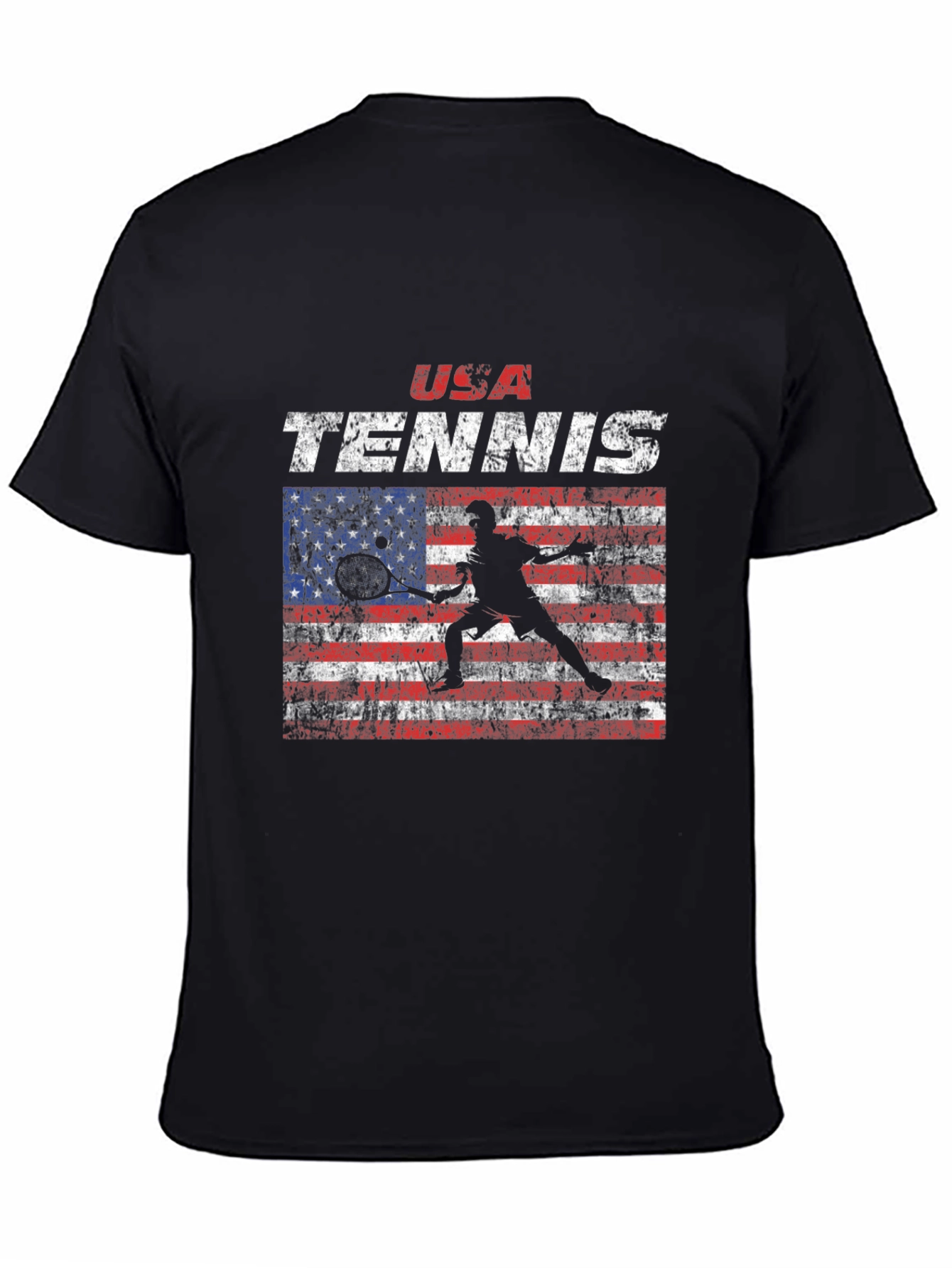 USA Tennis Flag Graphic T-Shirt