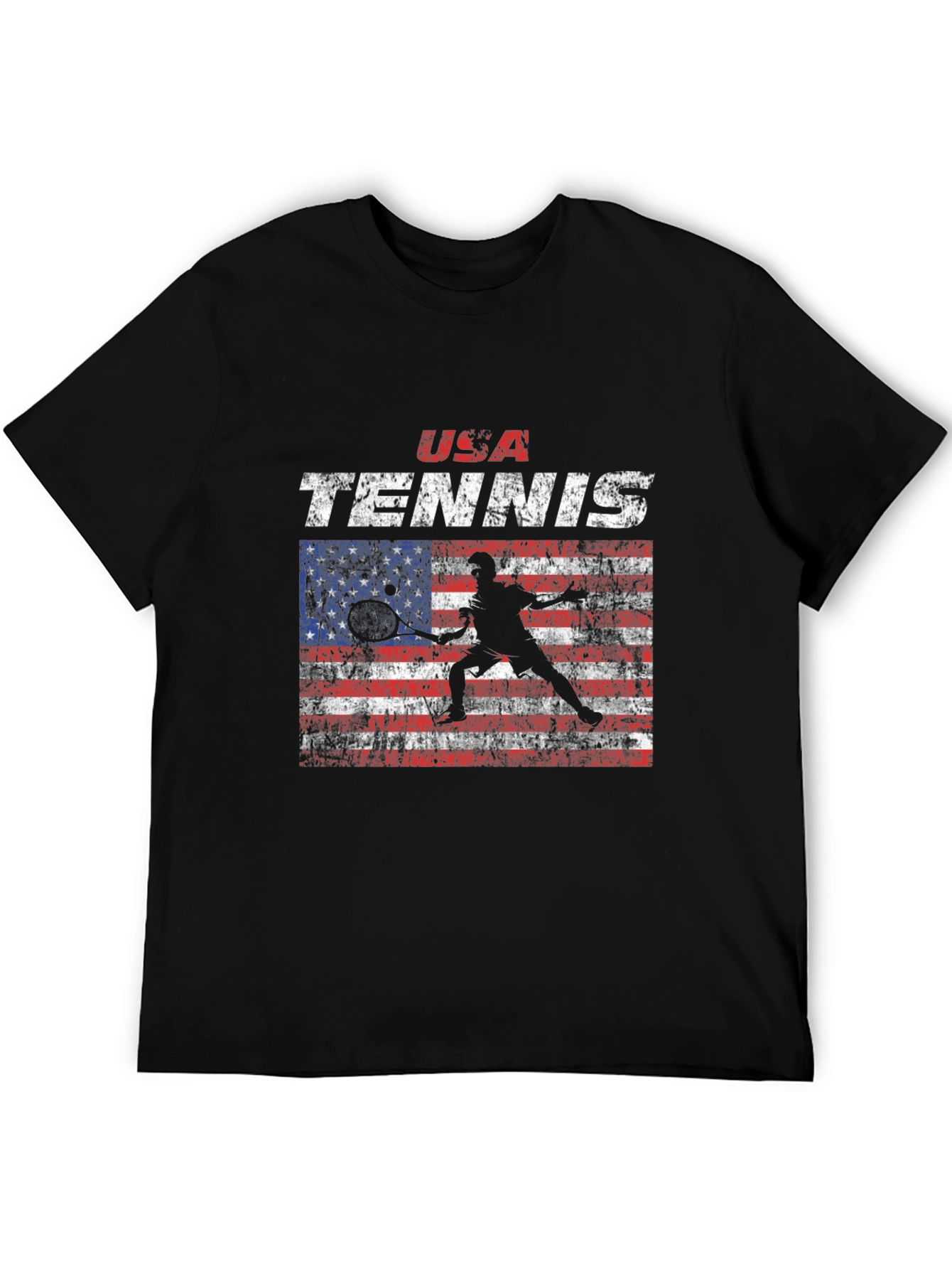 USA Tennis Flag Graphic T-Shirt