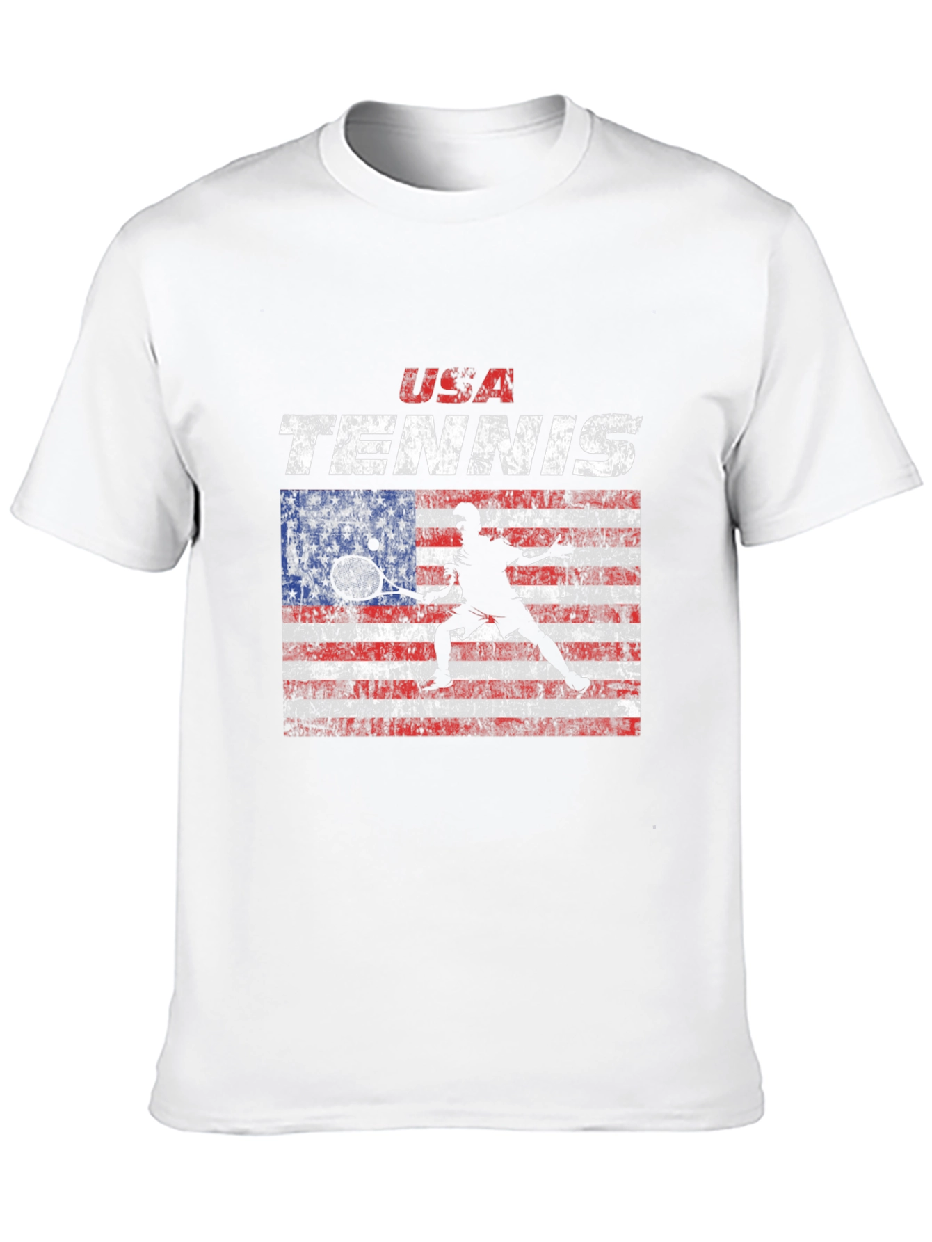 USA Tennis Flag Graphic T-Shirt