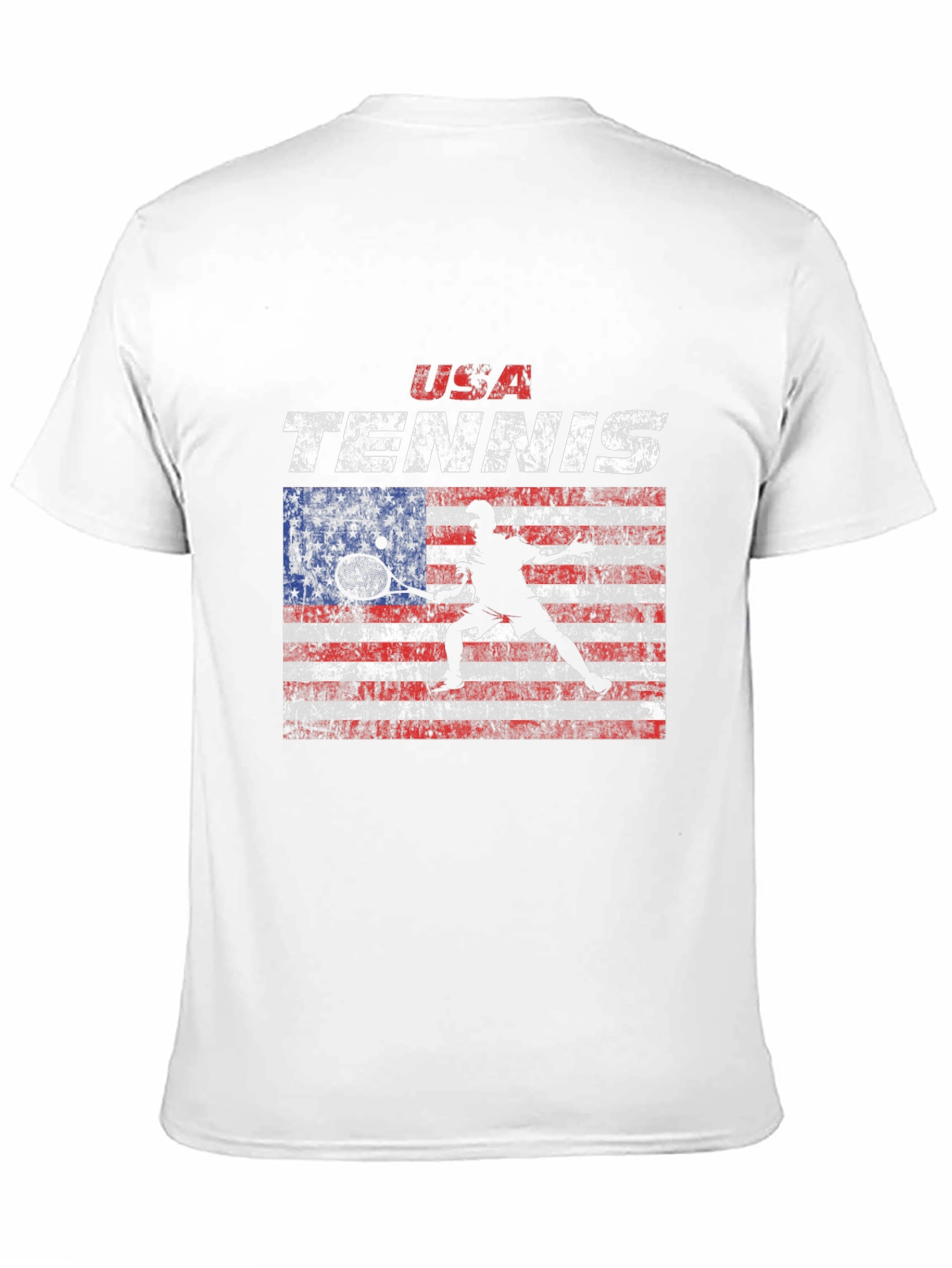 USA Tennis Flag Graphic T-Shirt