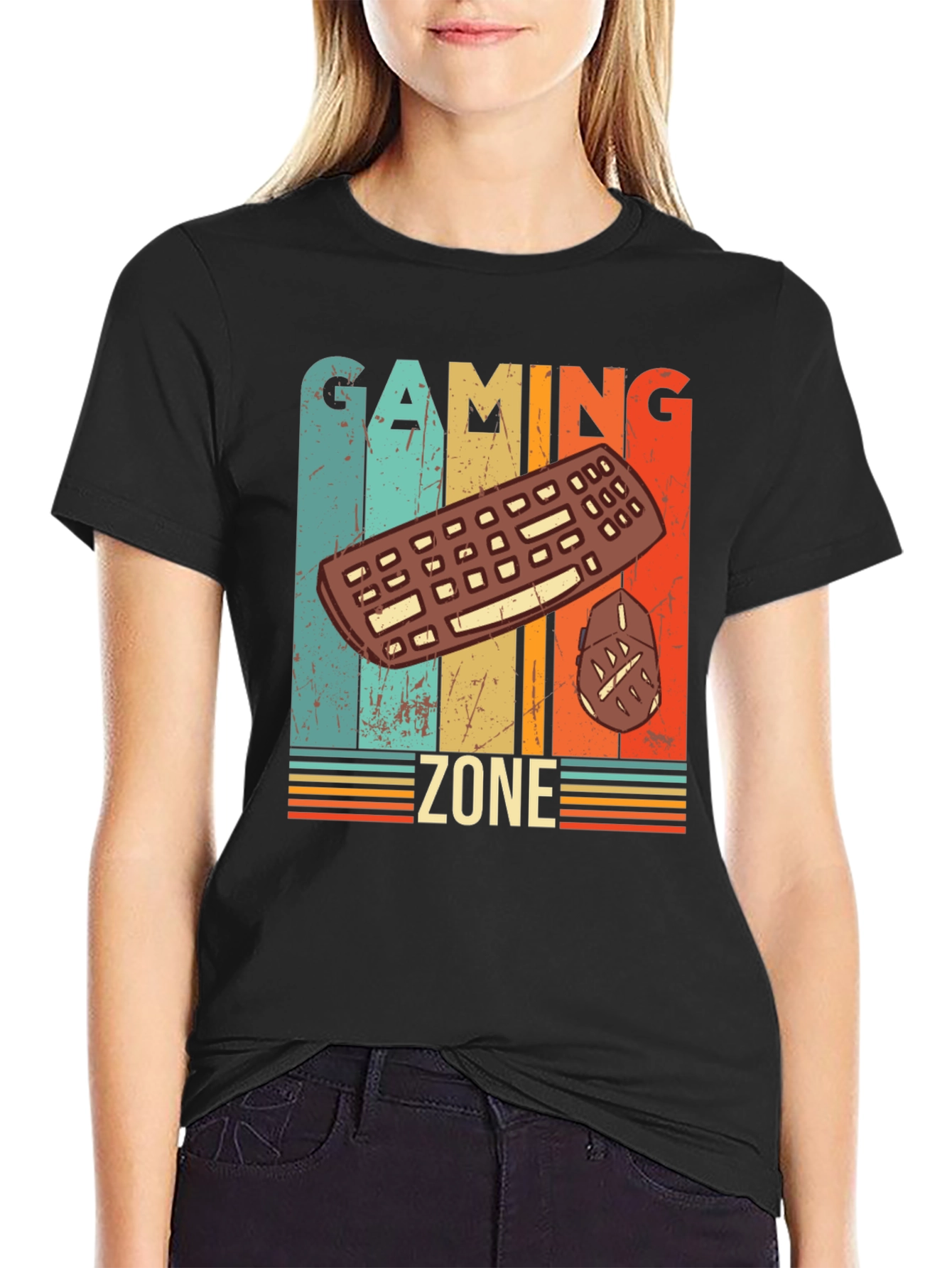 Gaming Zone T-Shirt - Retro Gamer Style Tee