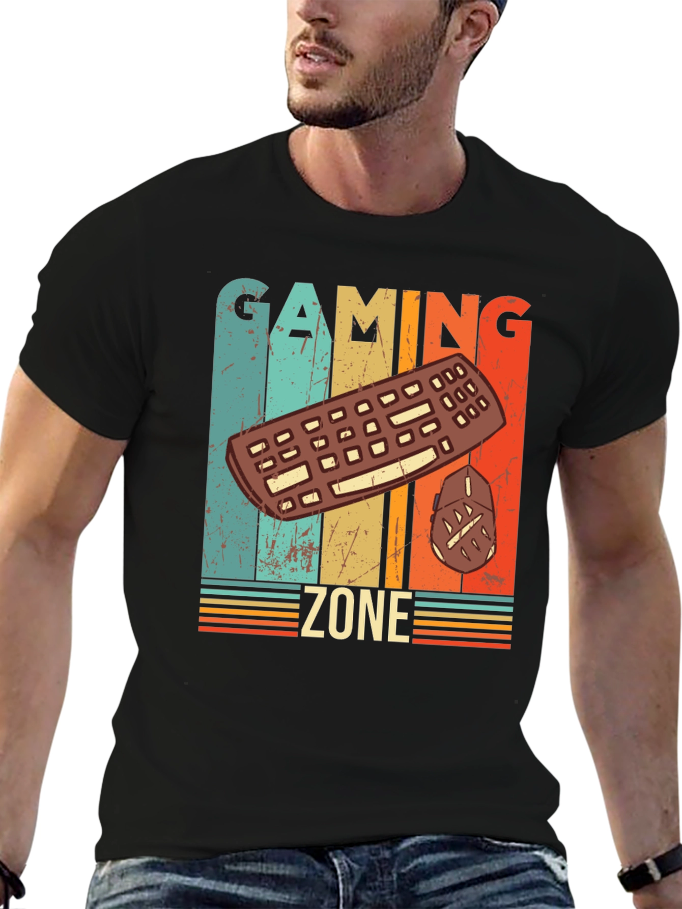 Gaming Zone T-Shirt - Retro Gamer Style Tee