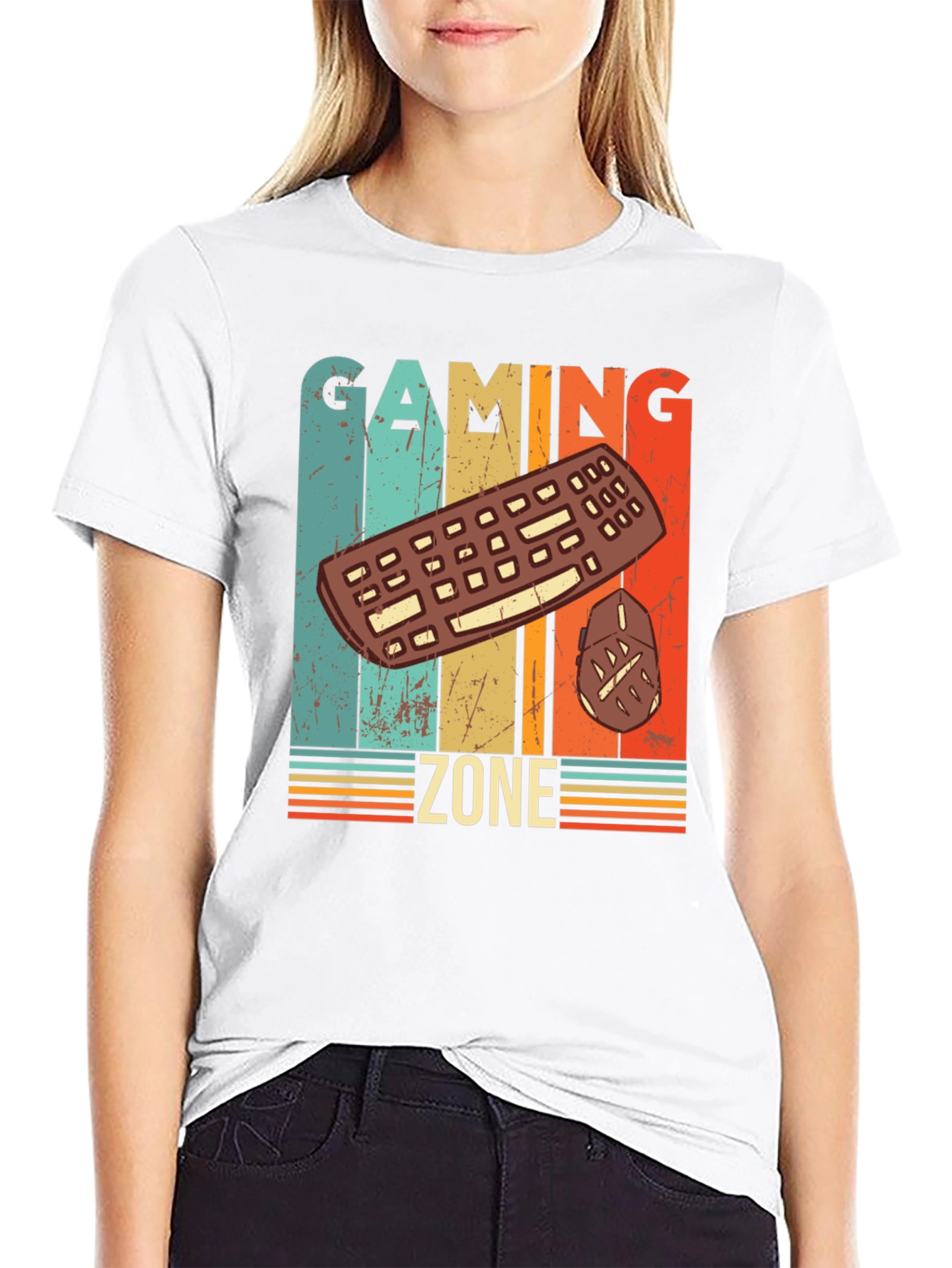 Gaming Zone T-Shirt - Retro Gamer Style Tee