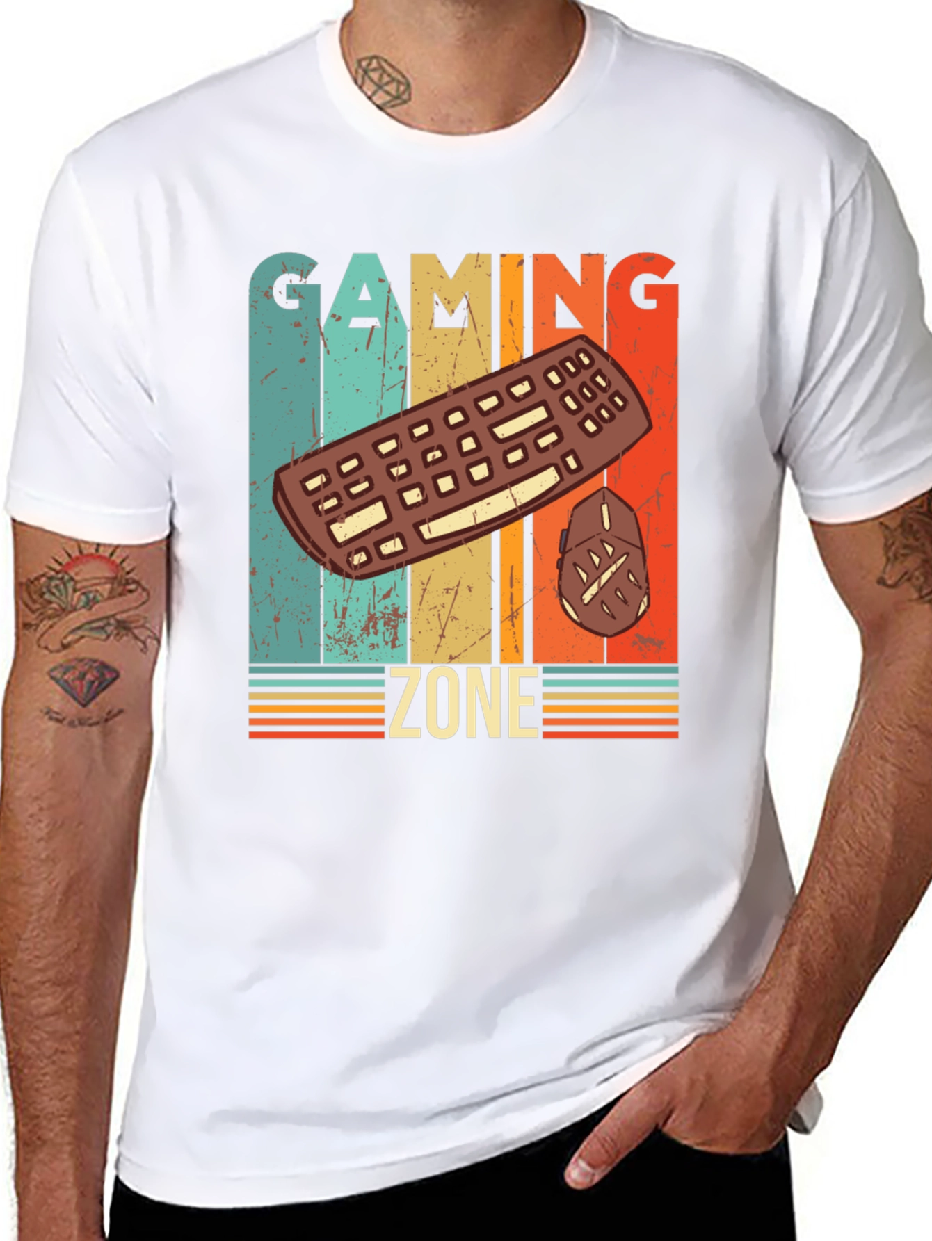 Gaming Zone T-Shirt - Retro Gamer Style Tee