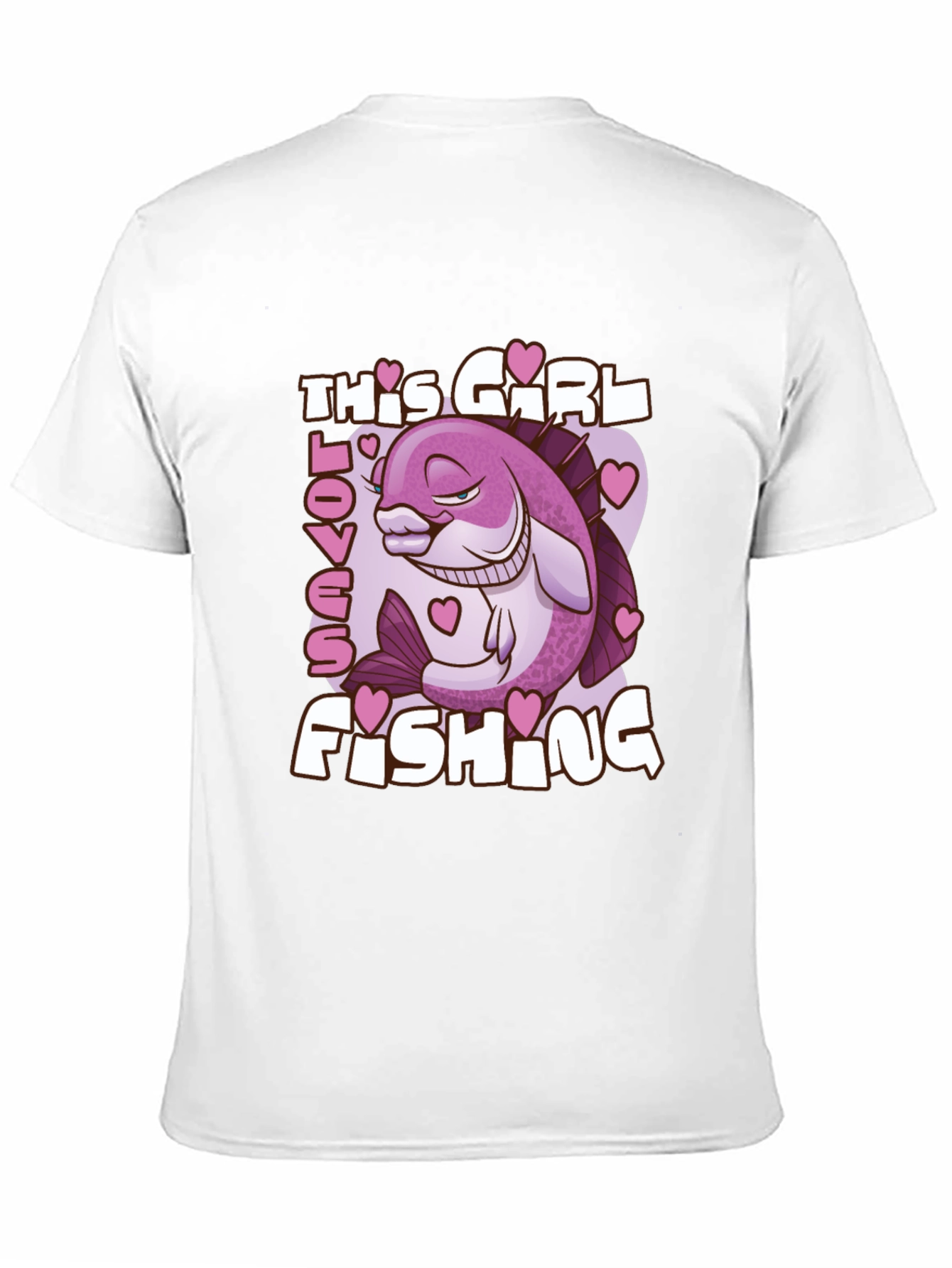 Funny Fishing Girl T-Shirt - Angler Gift