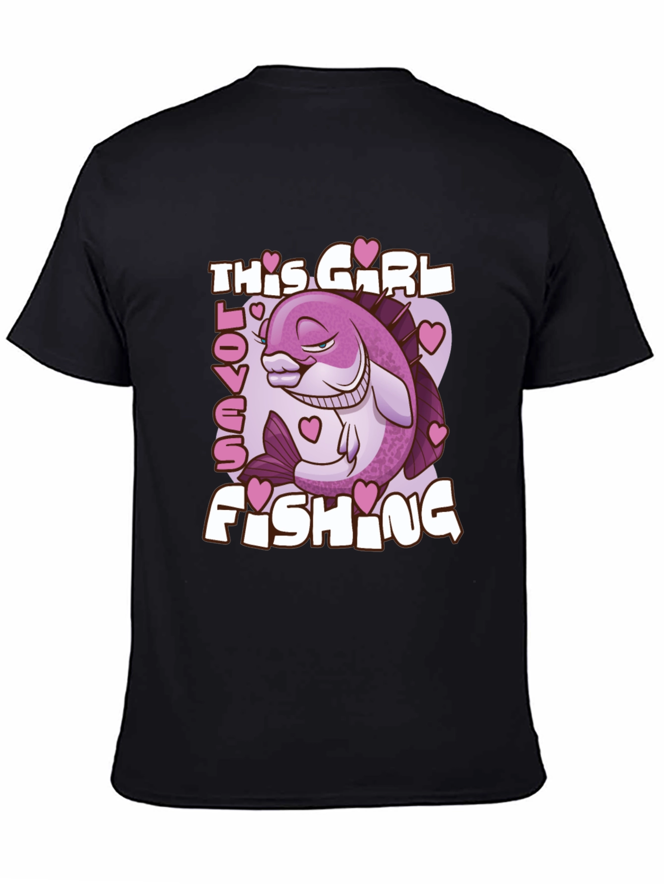 Funny Fishing Girl T-Shirt - Angler Gift