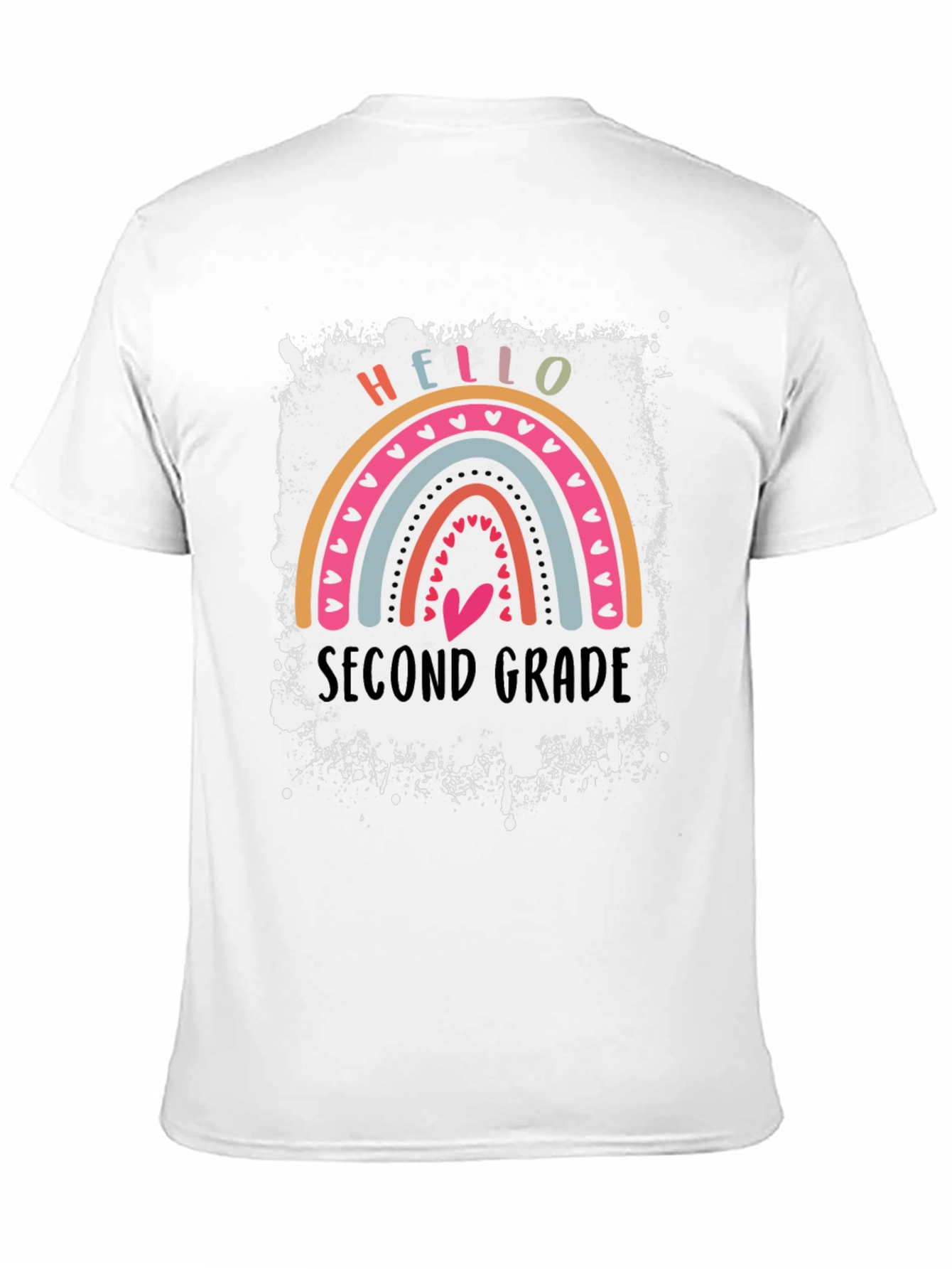 Hello Second Grade Rainbow T-Shirt