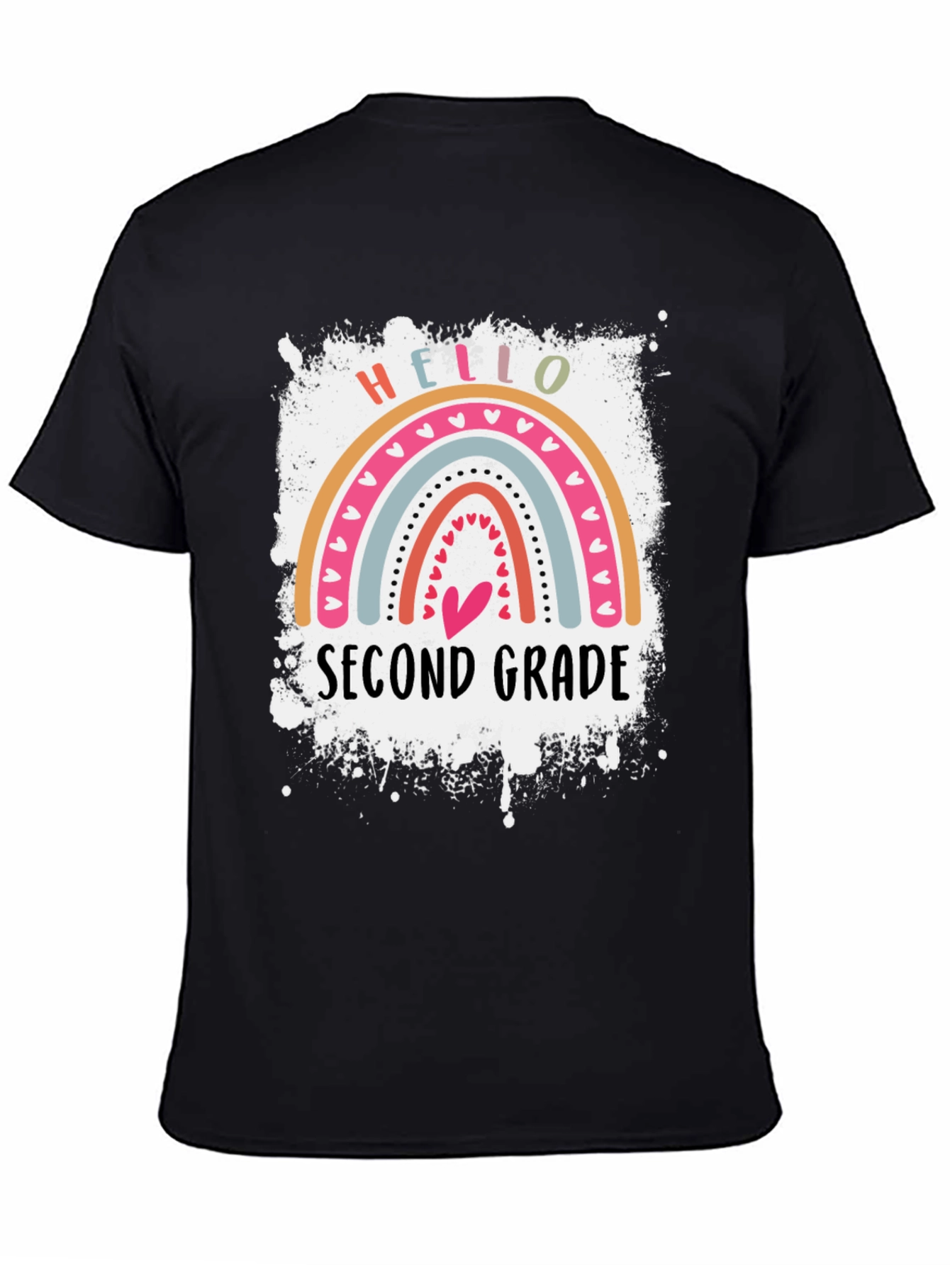 Hello Second Grade Rainbow T-Shirt