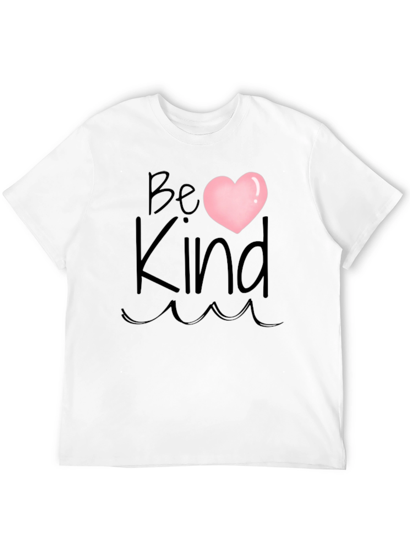 Be Kind Heart T-Shirt - Black