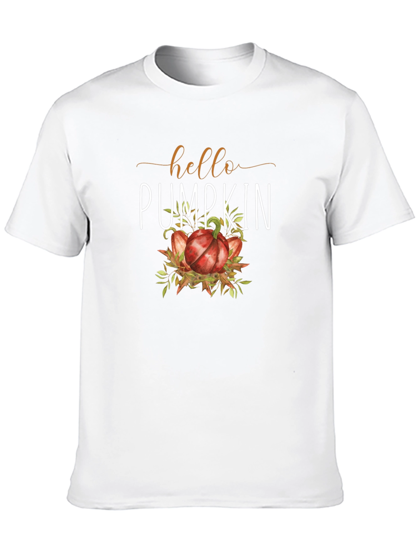 Hello Pumpkin T-Shirt - Autumn Fall