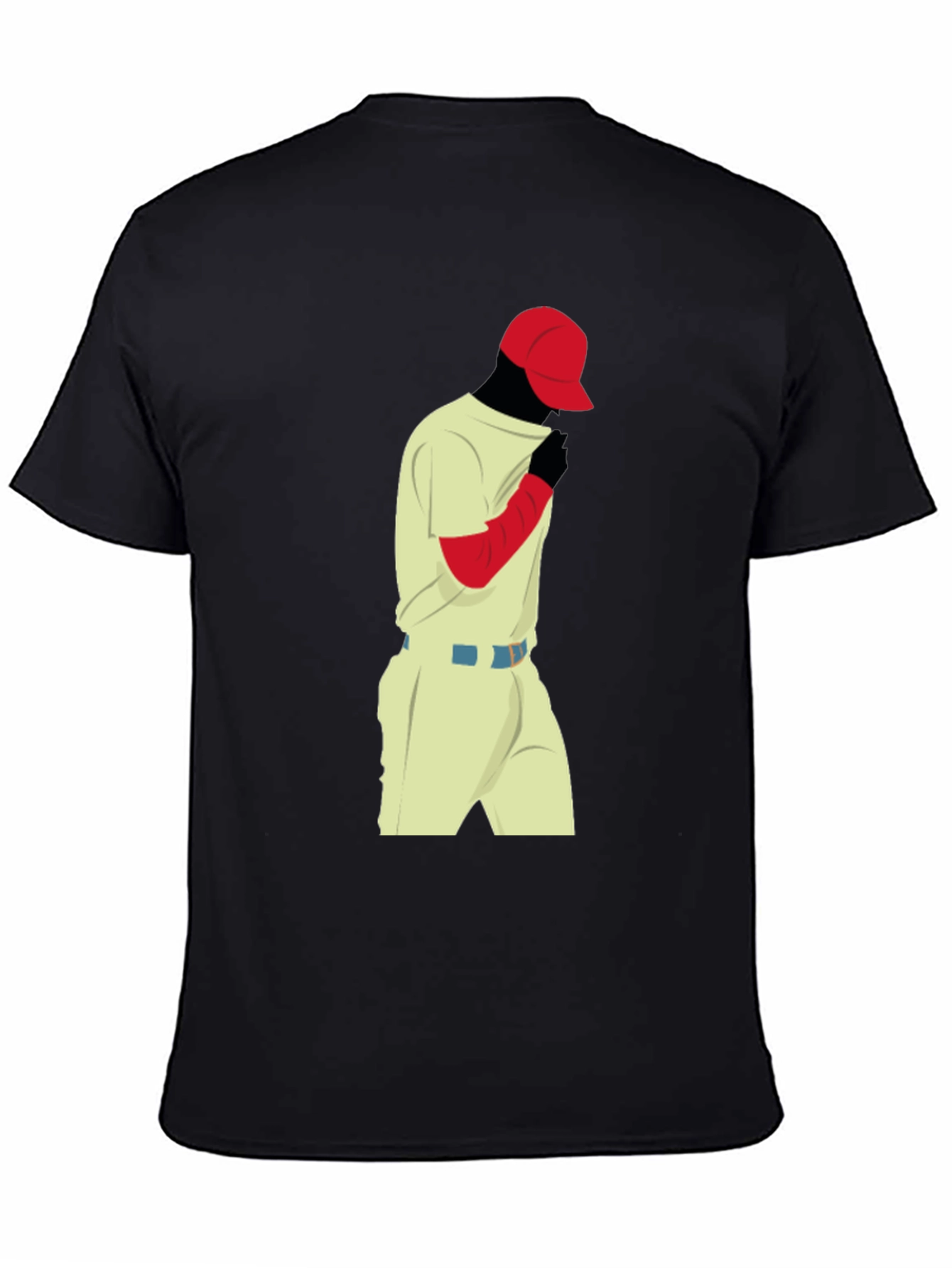Baseball Player Graphic Tee - Cool Style