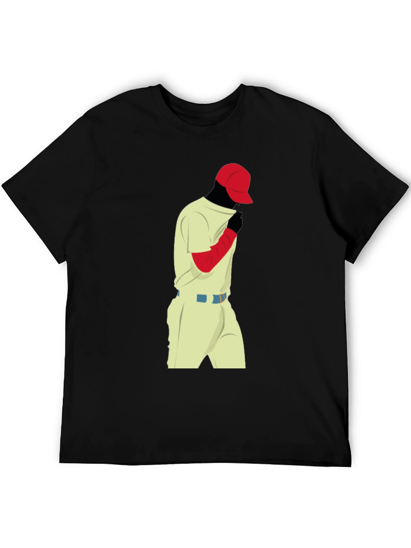 Baseball Player Graphic Tee - Cool Style
