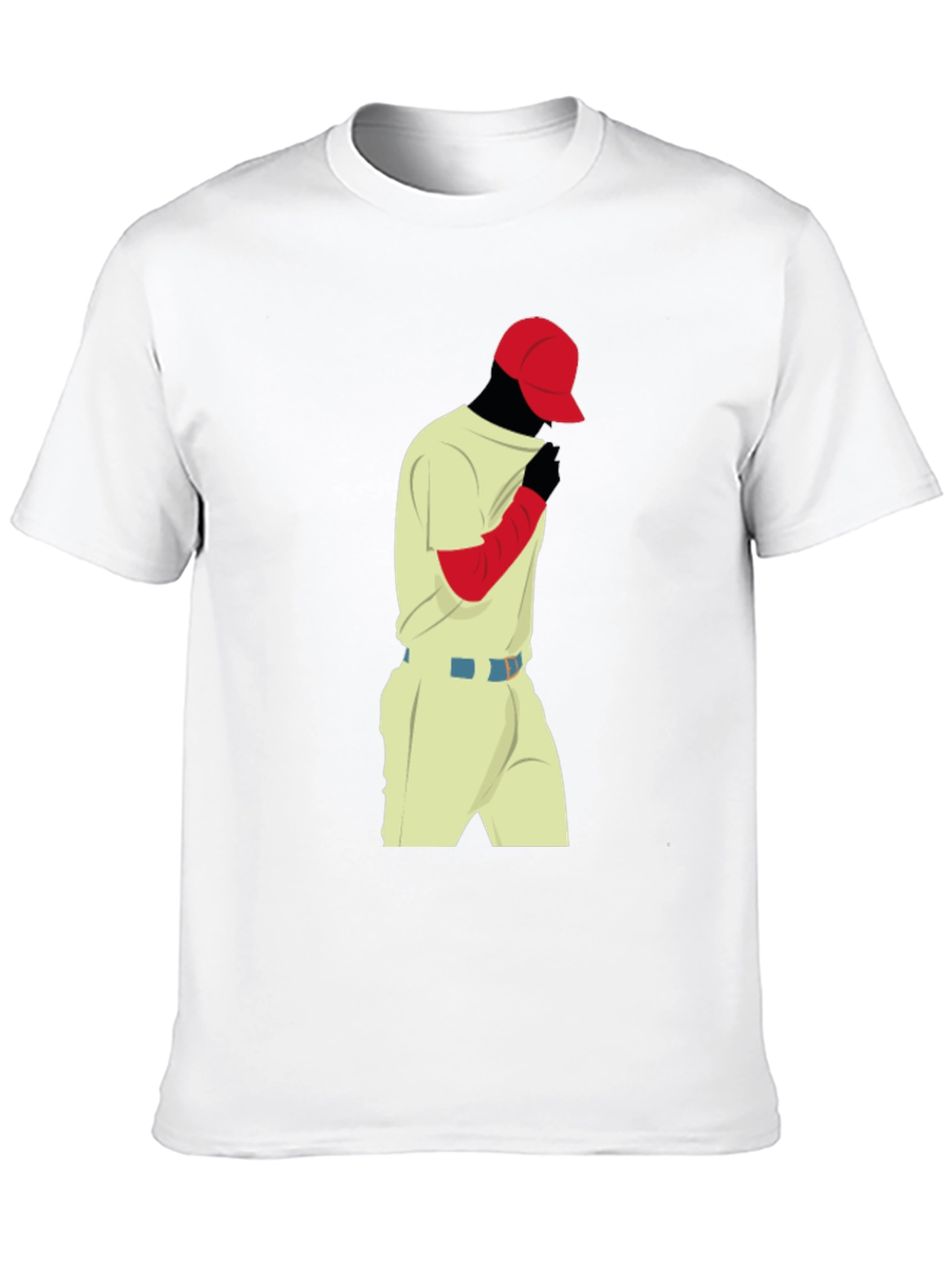 Baseball Player Graphic Tee - Cool Style