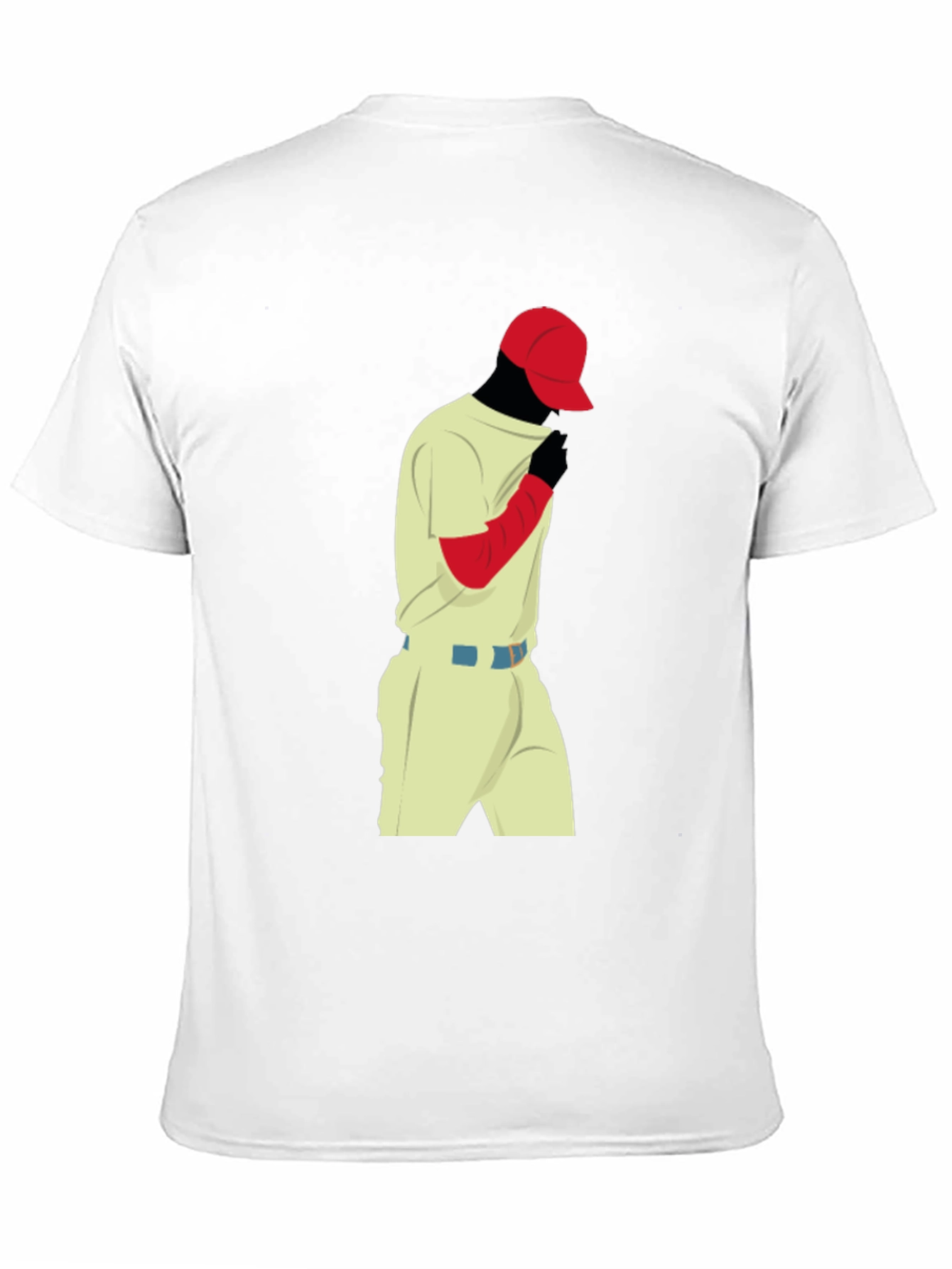 Baseball Player Graphic Tee - Cool Style