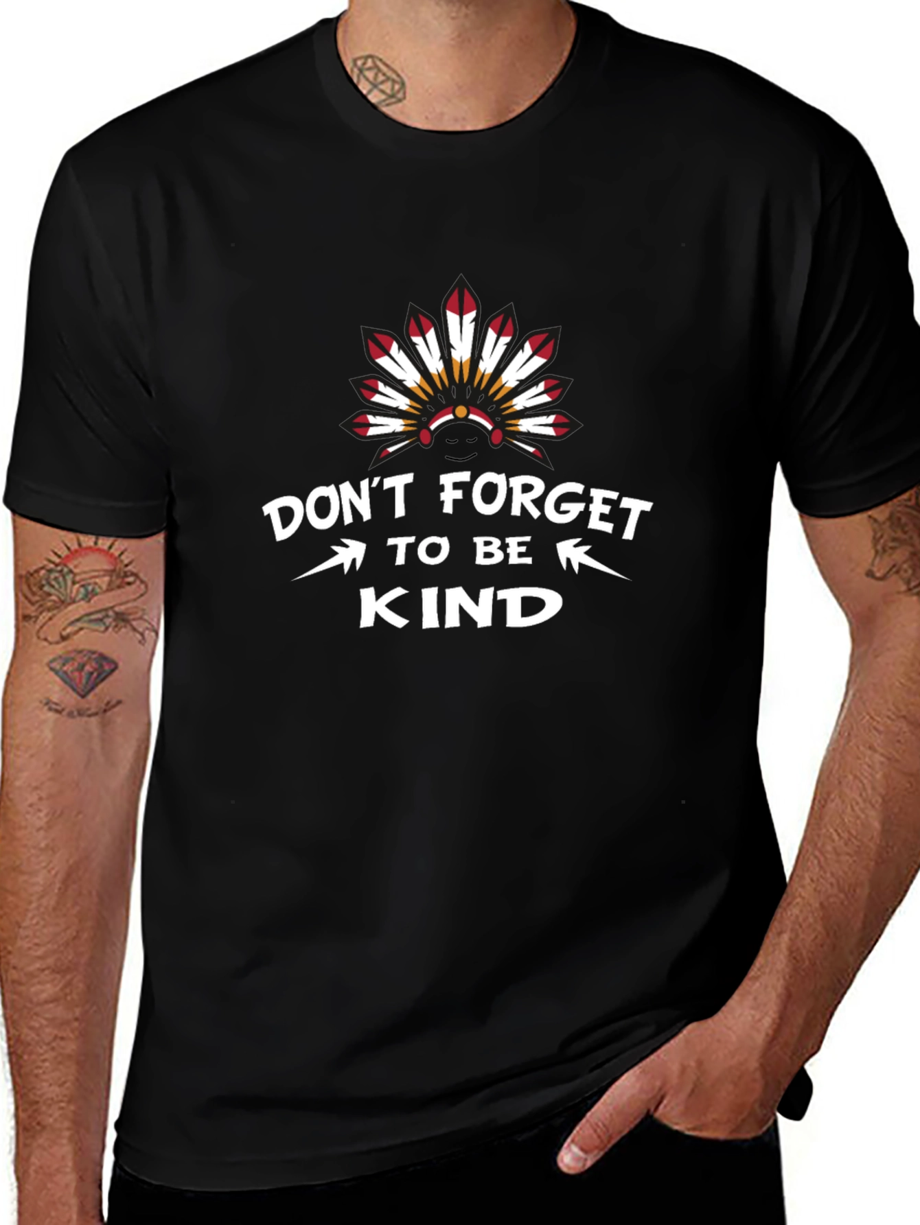 Kindness Graphic Tee - Native American Design