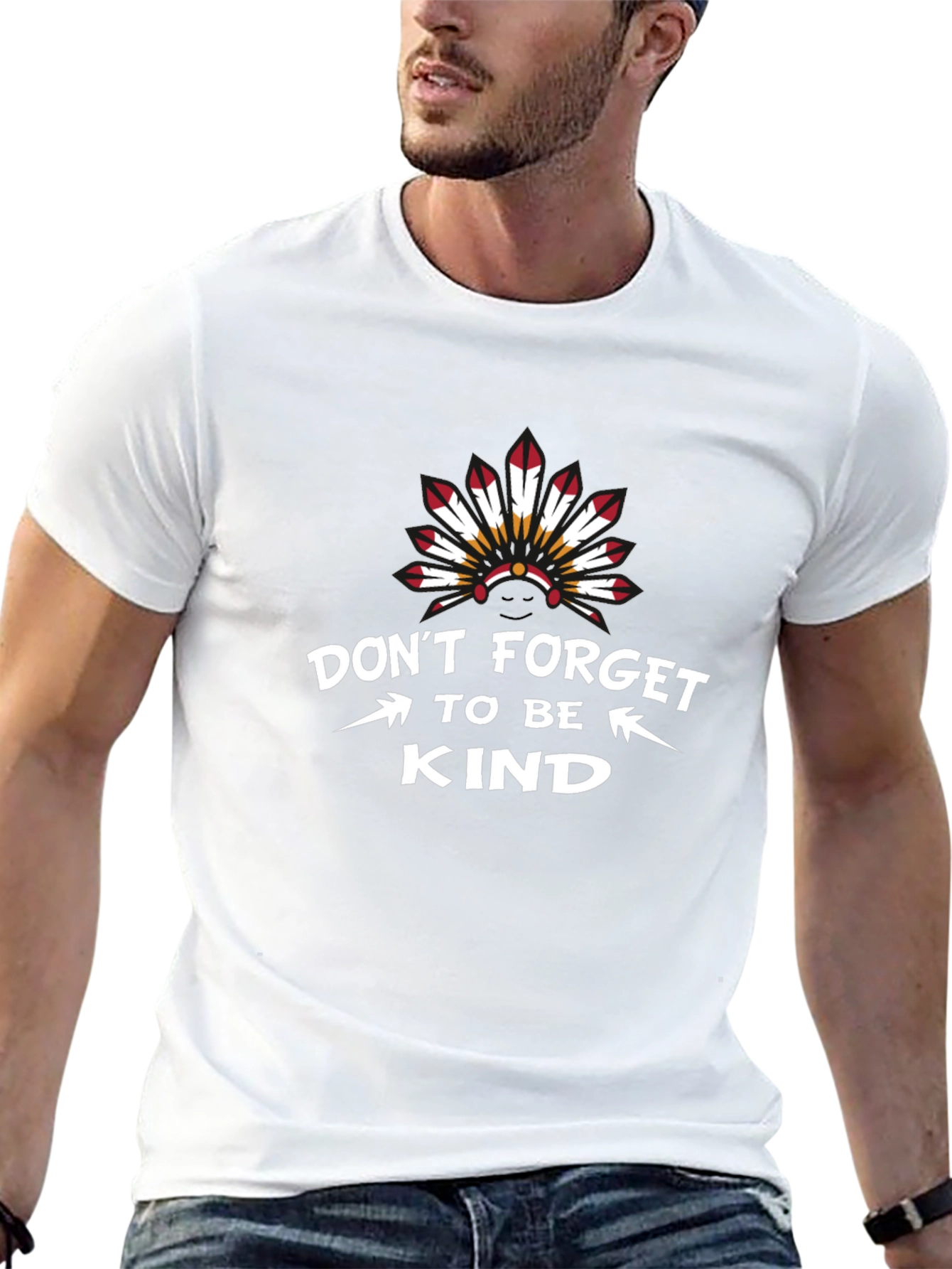 Kindness Graphic Tee - Native American Design