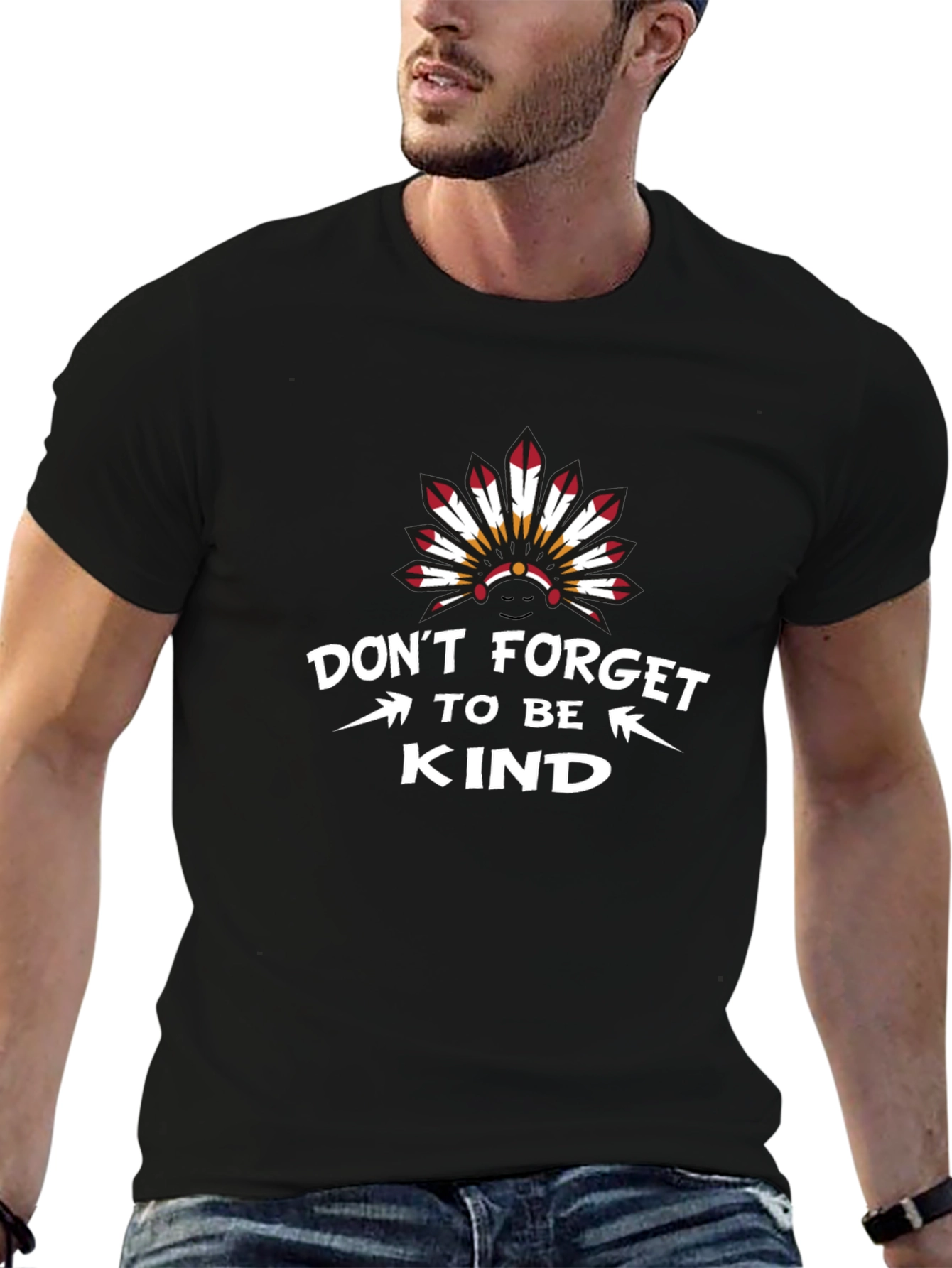 Kindness Graphic Tee - Native American Design