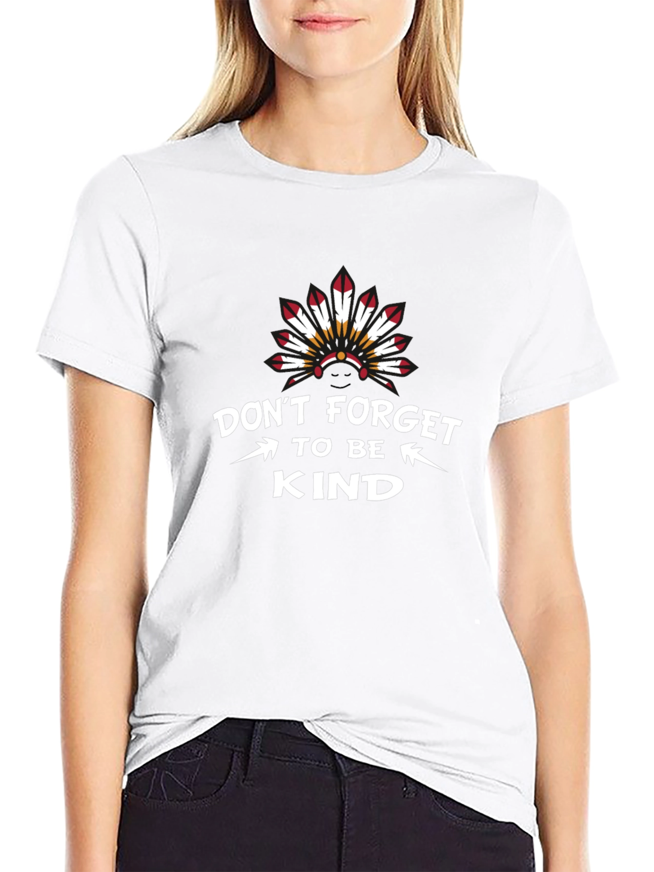 Kindness Graphic Tee - Native American Design