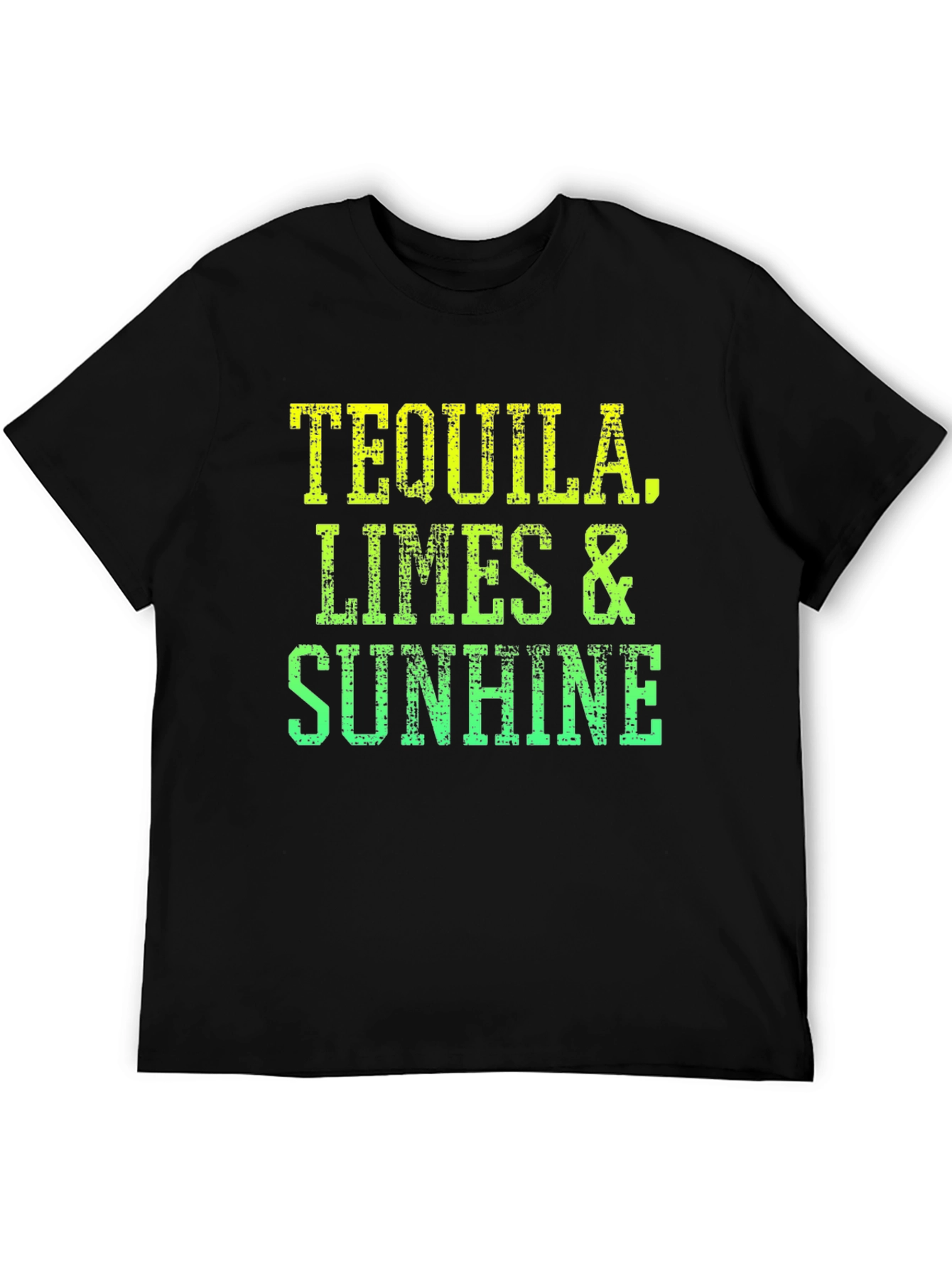 Tequila Limes & Sunshine Black T-Shirt