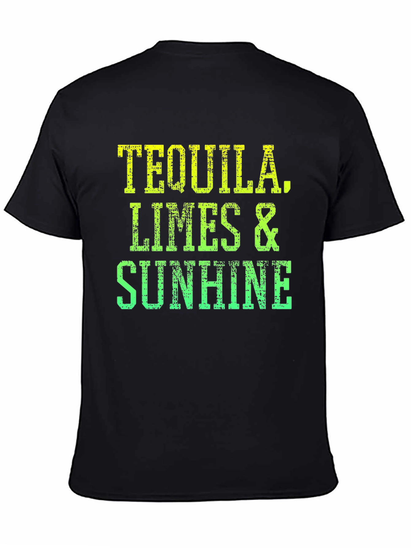 Tequila Limes & Sunshine Black T-Shirt