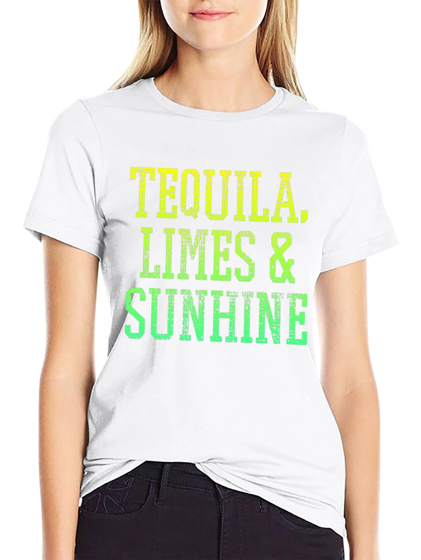 Tequila Limes & Sunshine Black T-Shirt