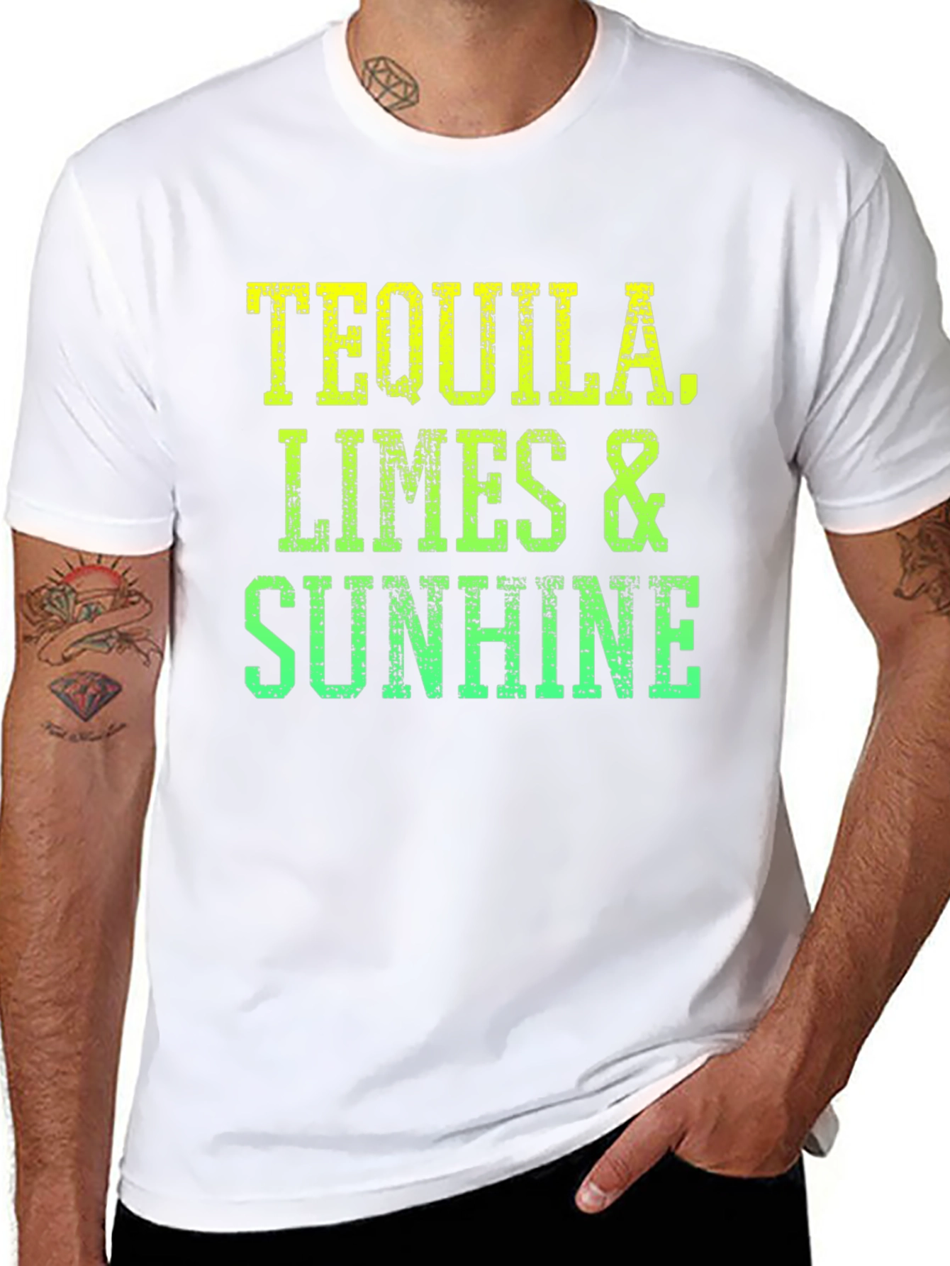 Tequila Limes & Sunshine Black T-Shirt