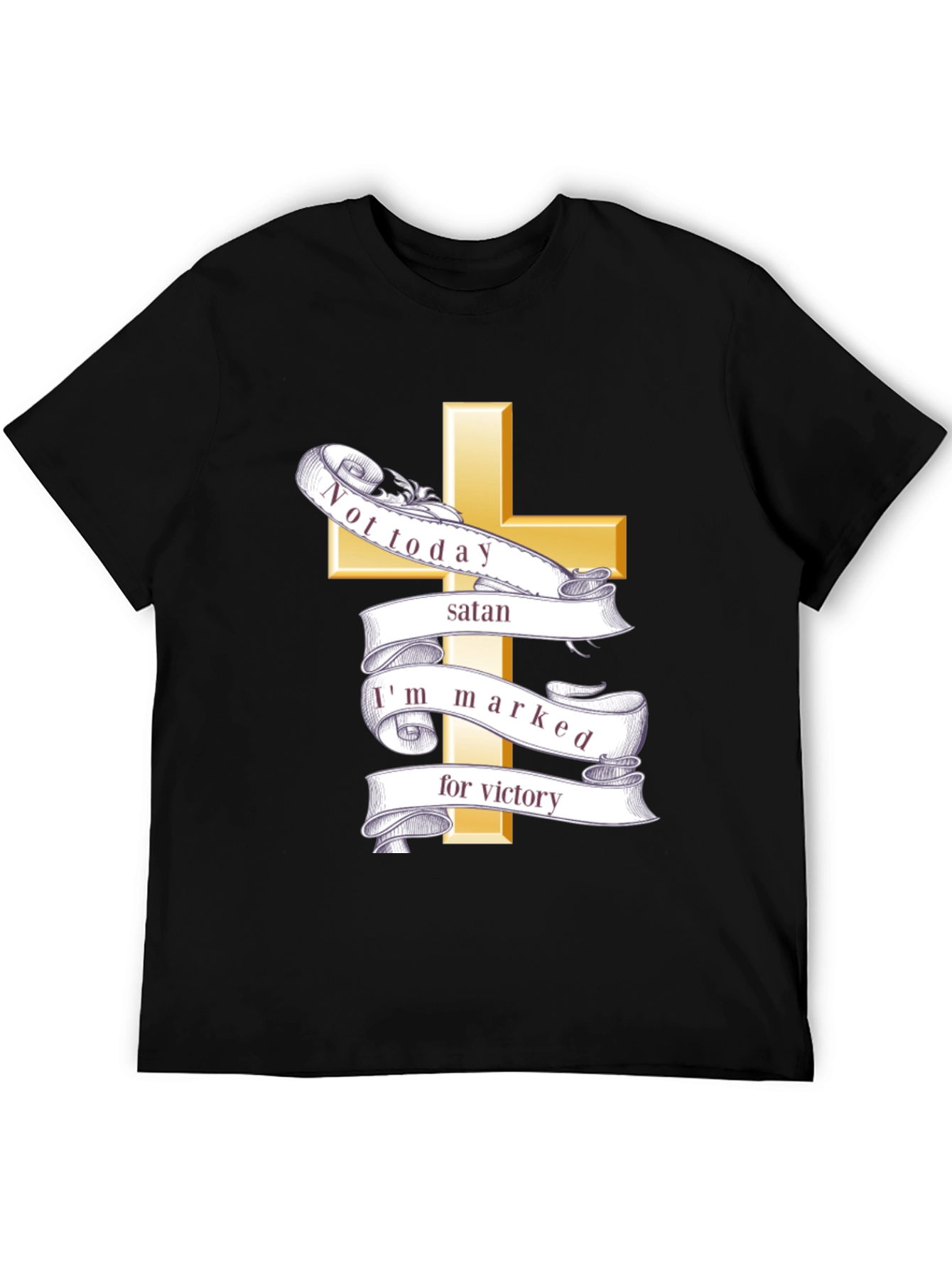 Not Today Satan Christian T-Shirt