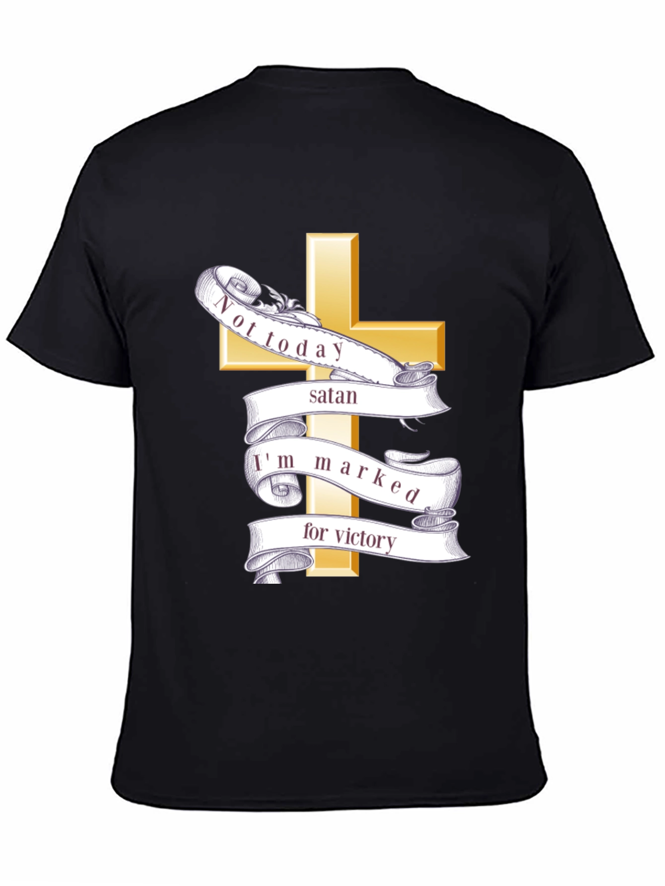 Not Today Satan Christian T-Shirt