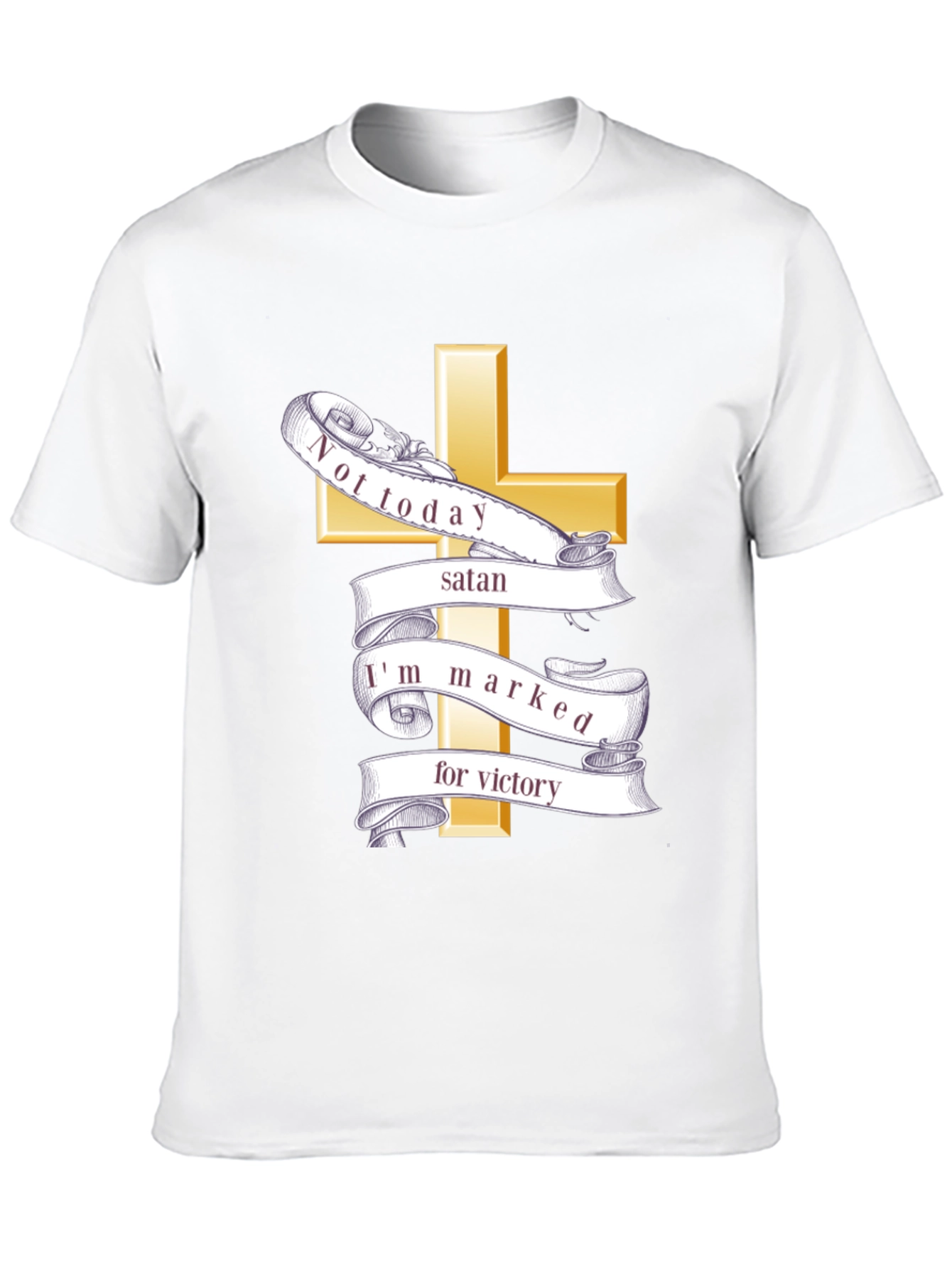 Not Today Satan Christian T-Shirt