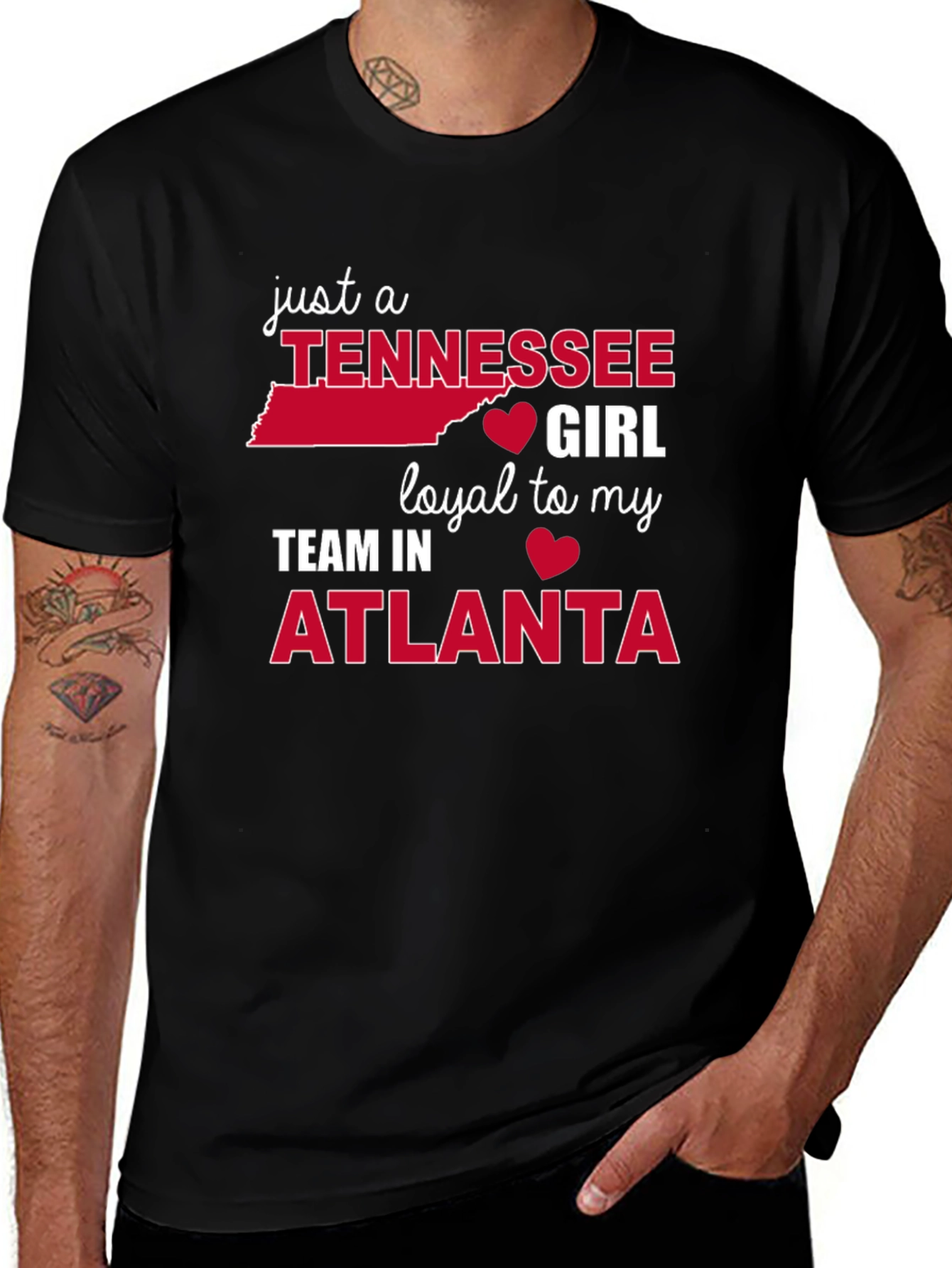 Tennessee Girl Atlanta Team Graphic Tee