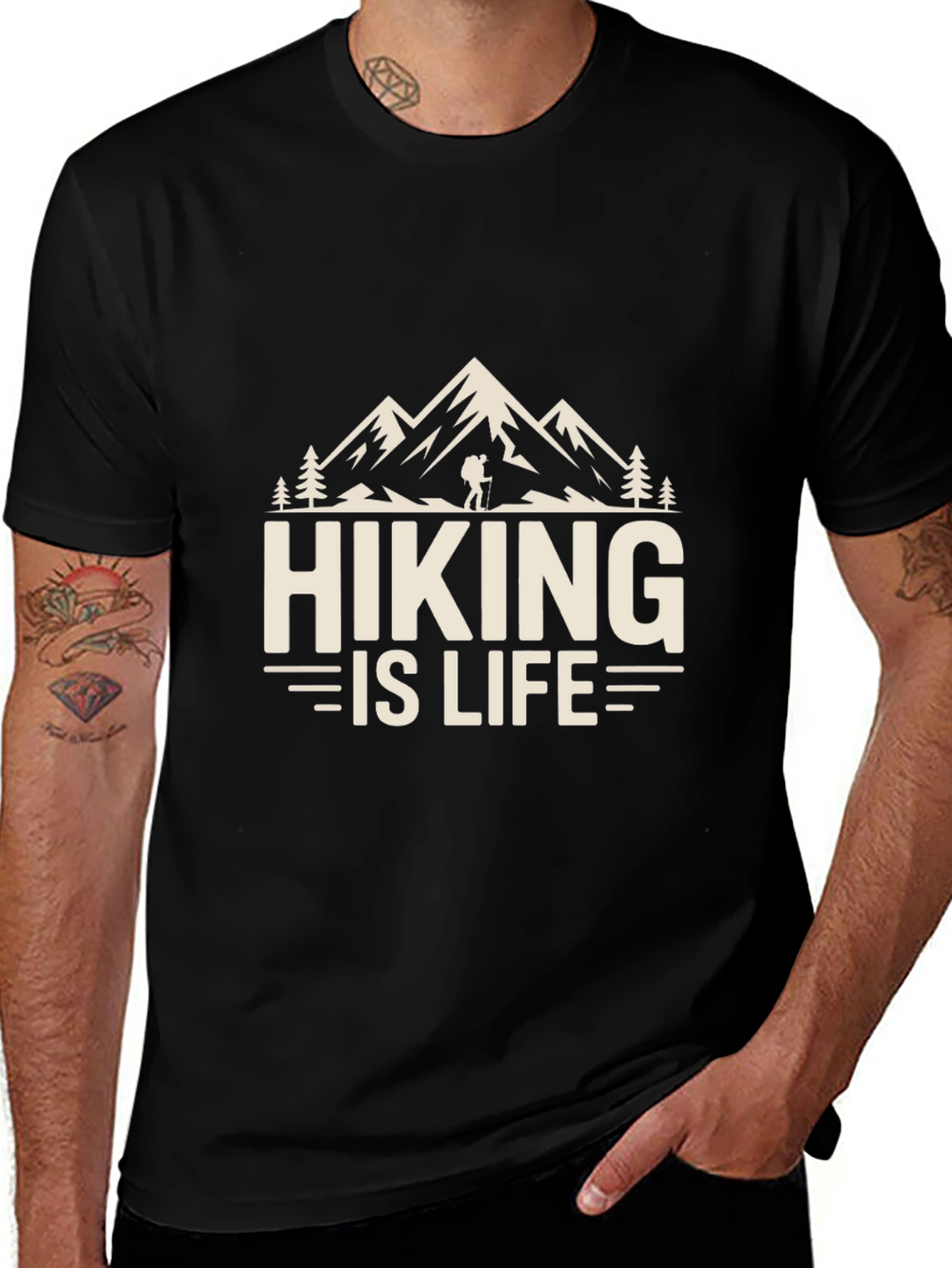 Hiking Is Life T-Shirt: Mountain Adventure Tee