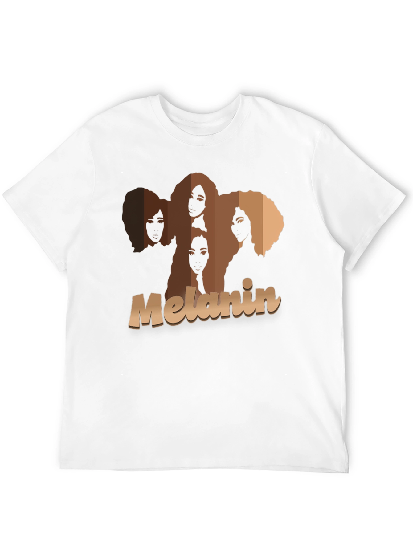 Melanin Womens Graphic T-Shirt - Black Pride Tee