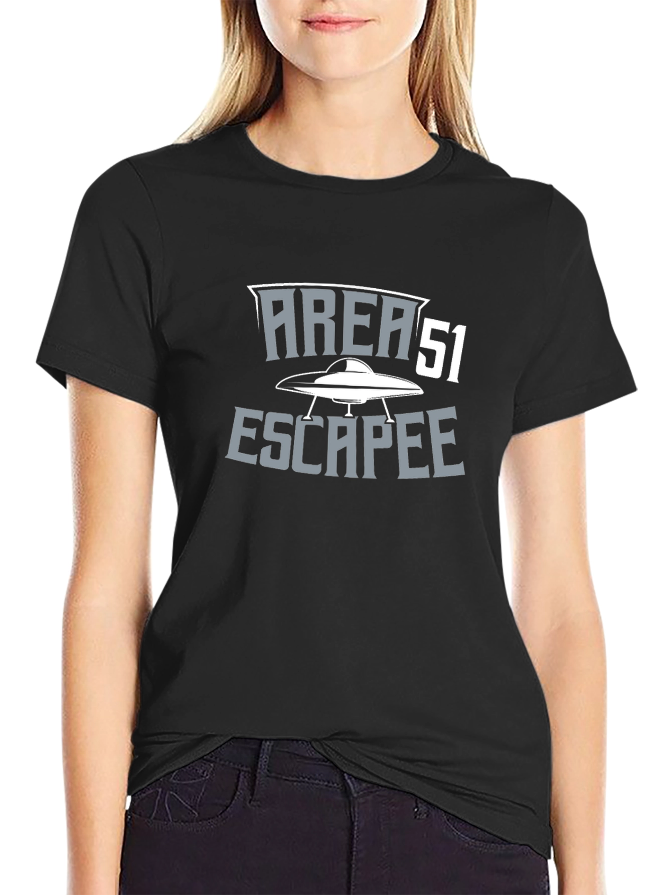 Area 51 Escapee Graphic T-Shirt - Black