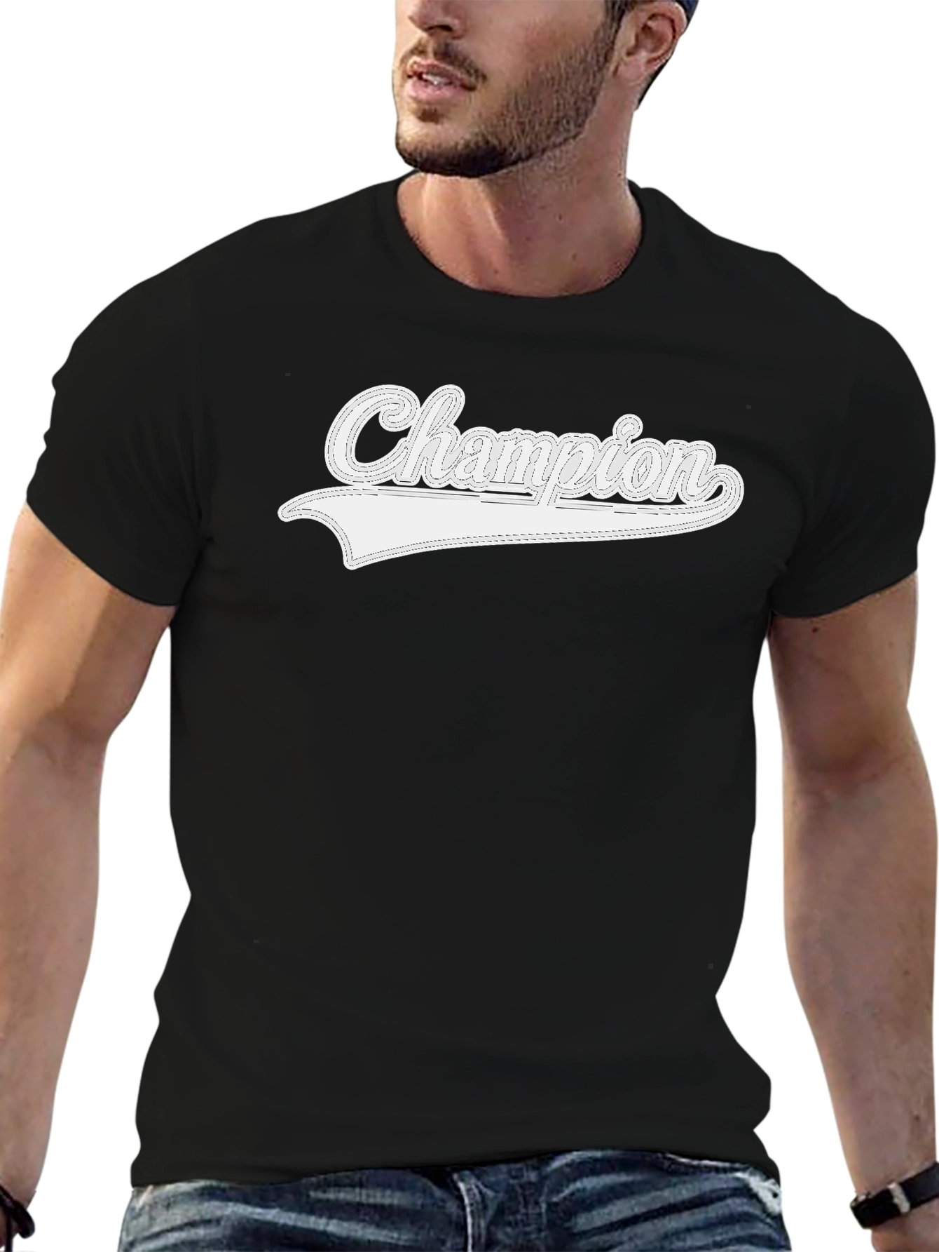 Champion Graphic Tee - Stylish & Comfortable