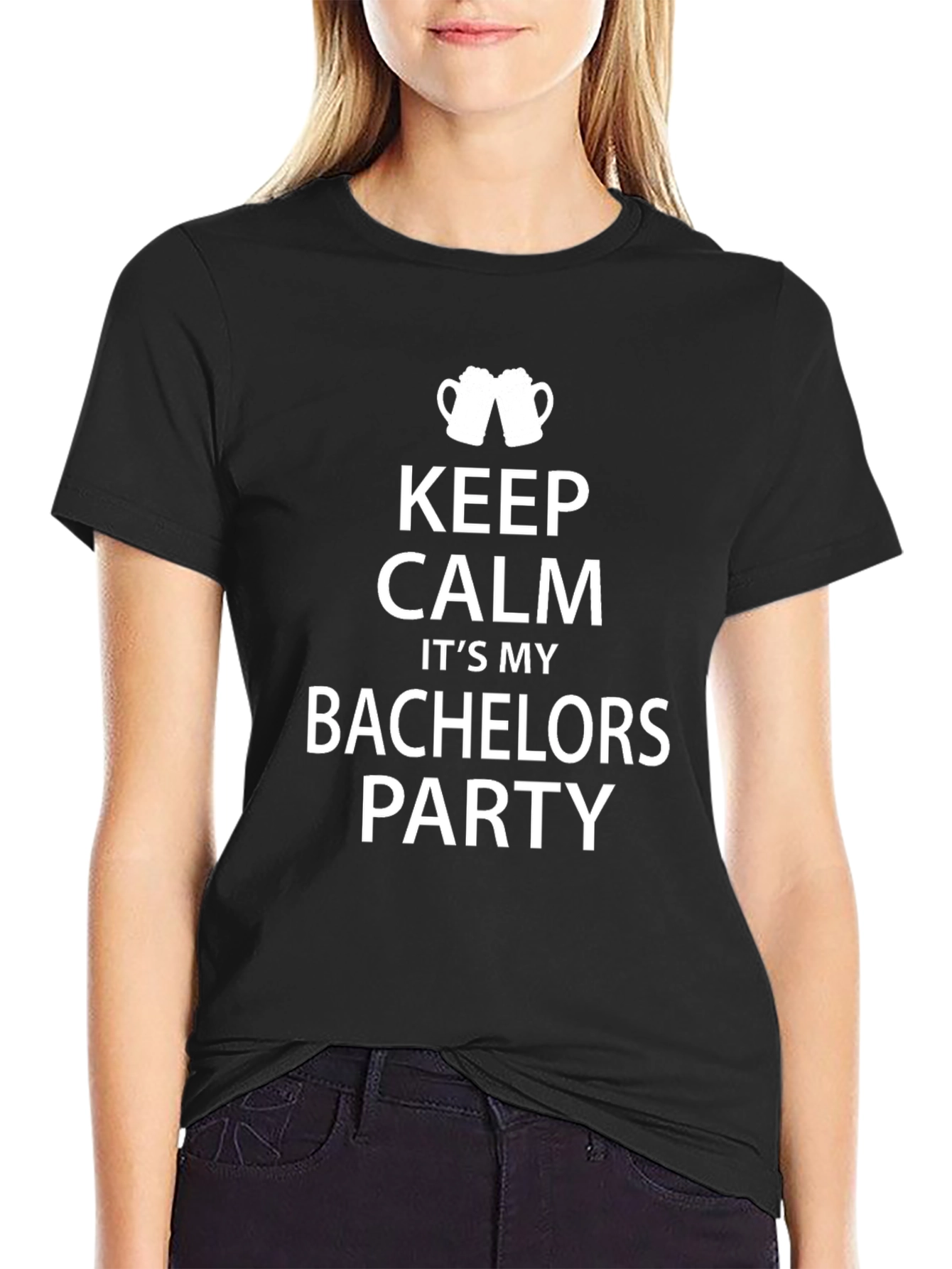 Bachelor Party T-Shirt: Keep Calm Celebration